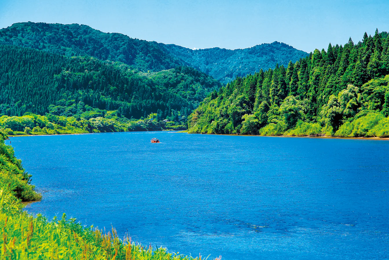 最上川舟下りの画像
