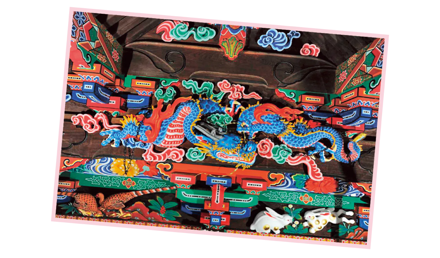 秩父神社のつなぎの龍の画像