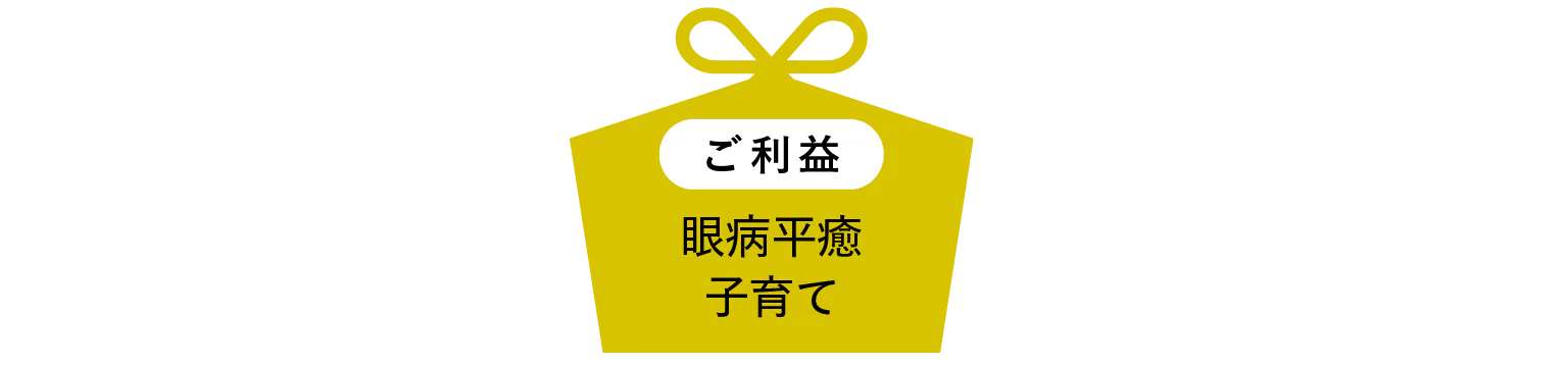 眼病平癒 子育て画像