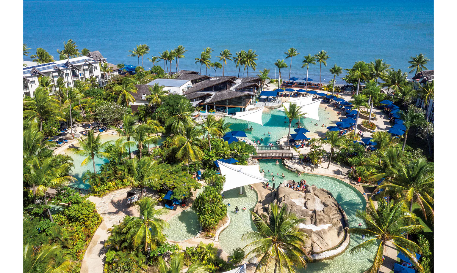 フィジー最大級のプールの画像