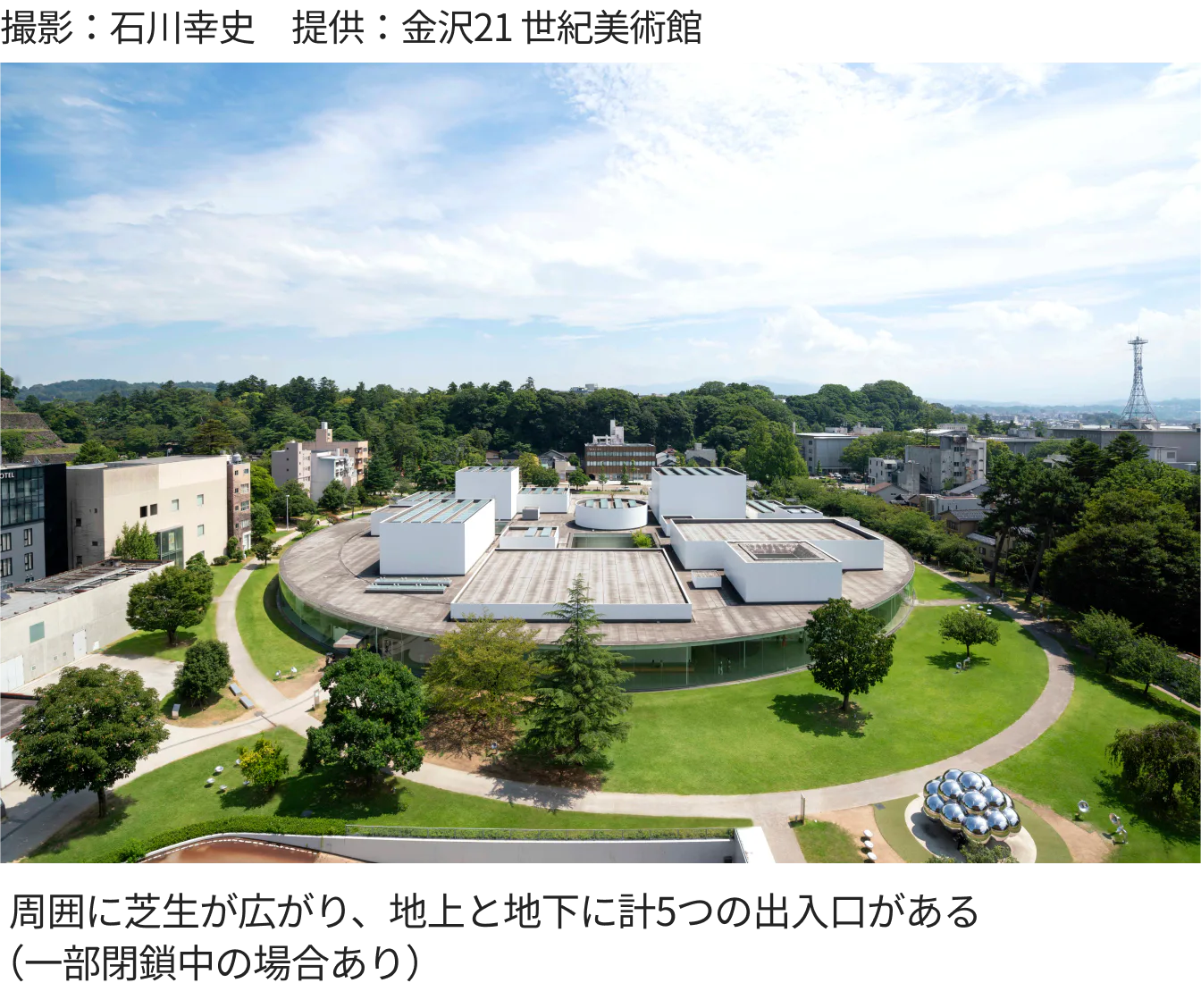 金沢21世紀美術館の外観画像