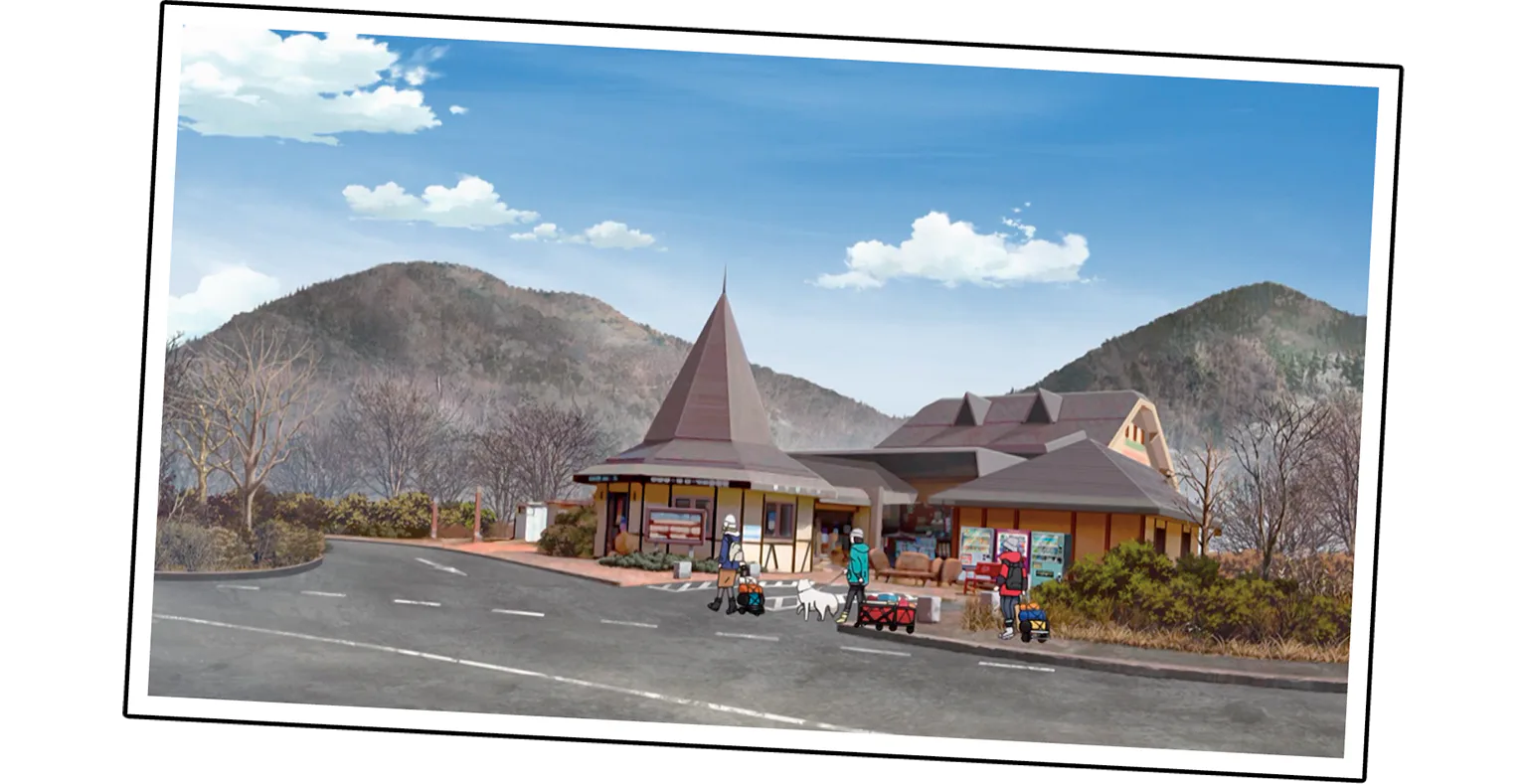 センターからぐるっと湖を一周するのがおすすめの画像