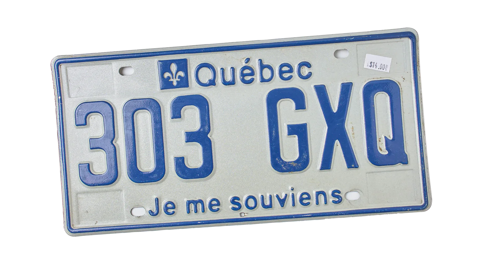 ケベック州のナンバープレートの画像