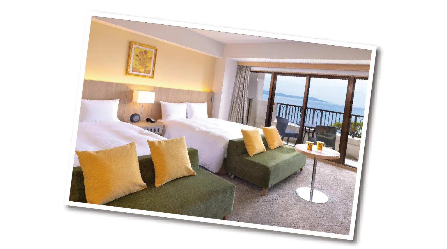 ゴッホの世界観を表現した「ヒマワリルーム」の紹介画像