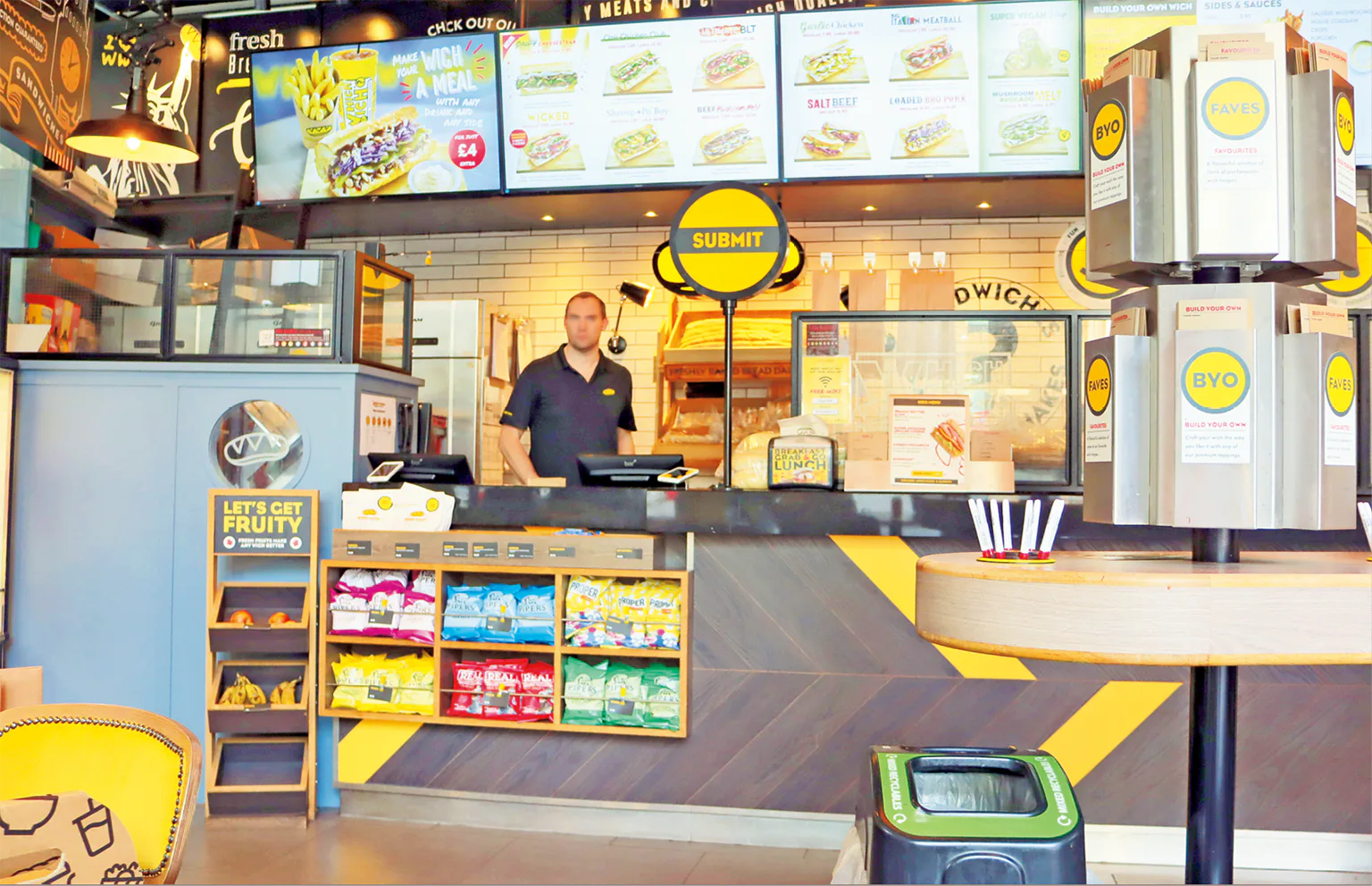 ウィッチ・ウィッチ・スーペリア・サンドイッチの店内画像