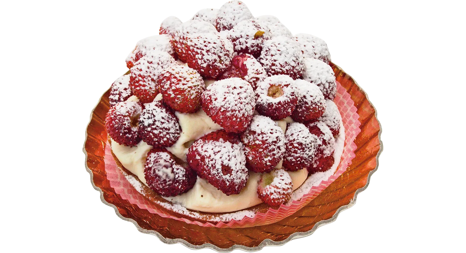 イチゴのタルトケーキの画像