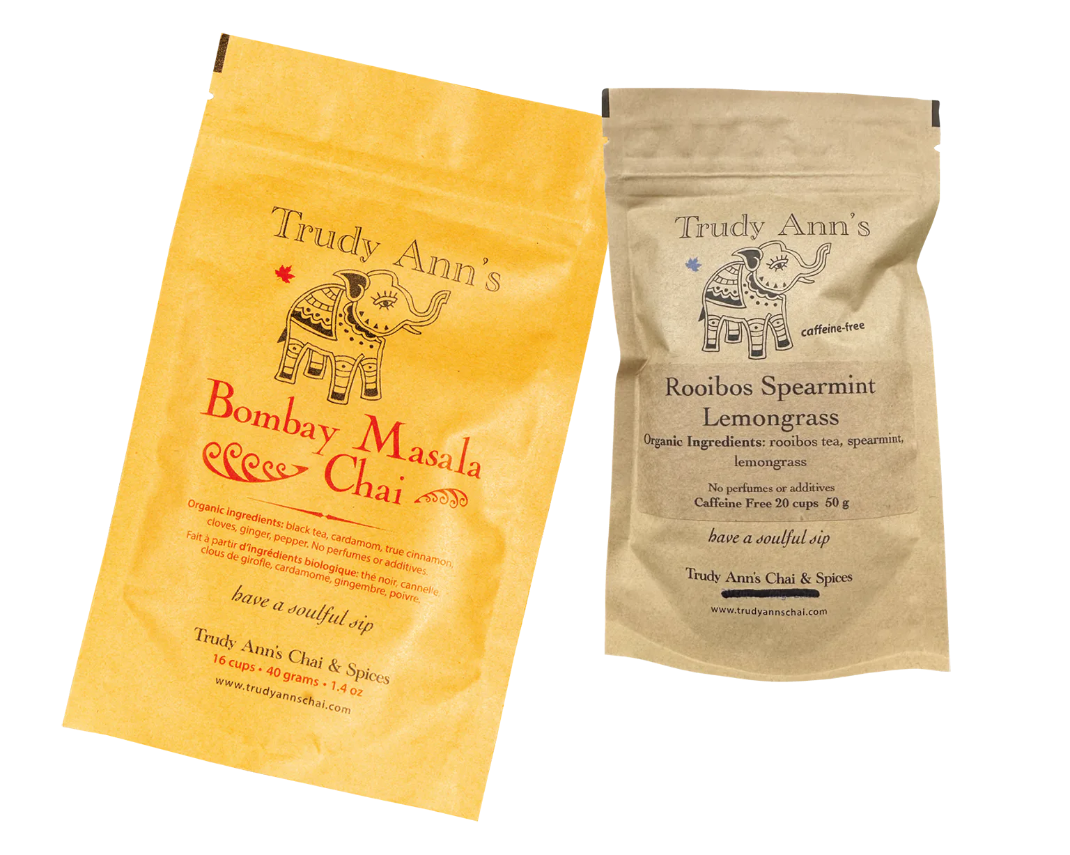 ボンベイ・チャイとルイボスティの画像