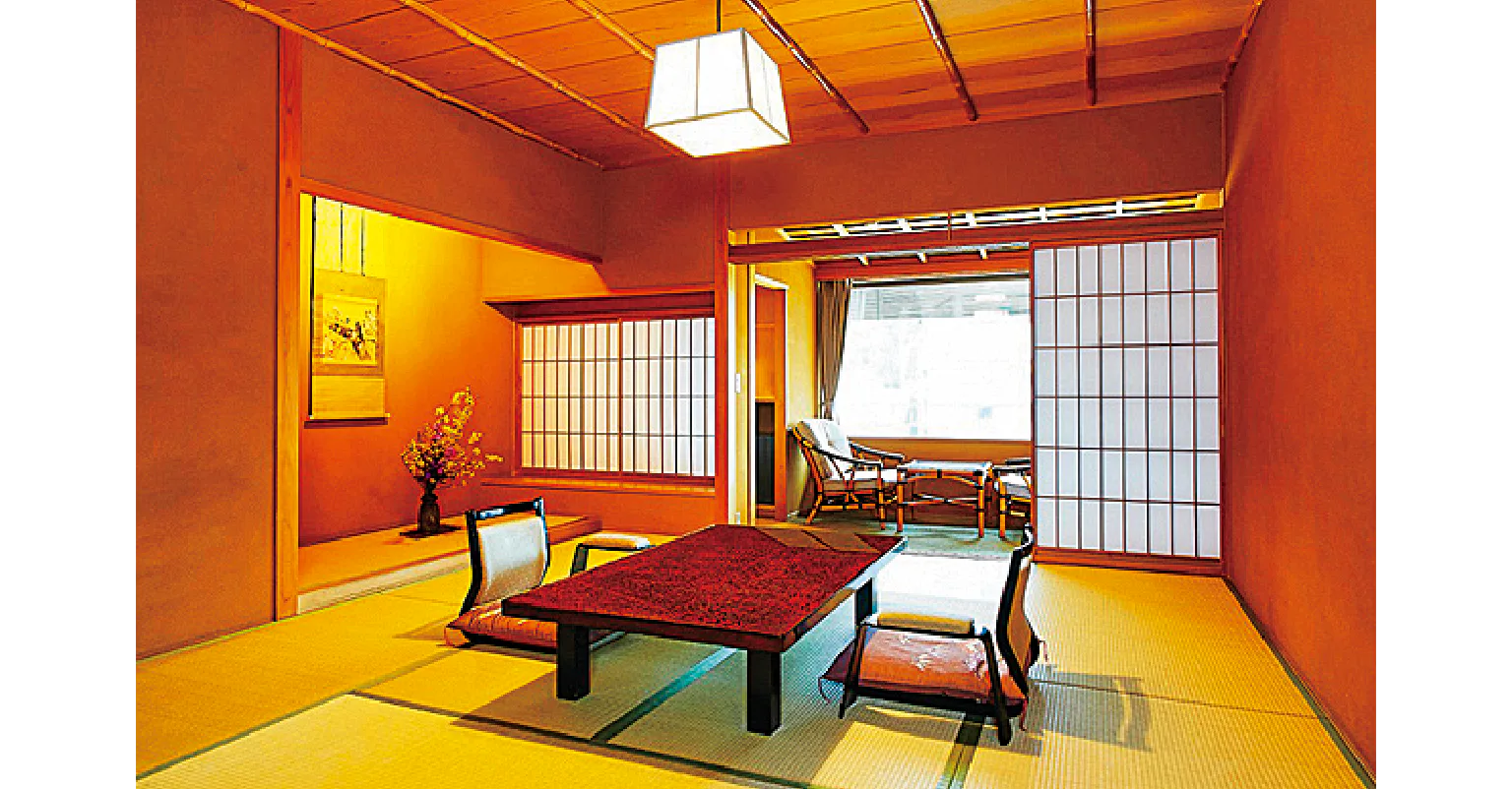 木の温もりある客室の画像