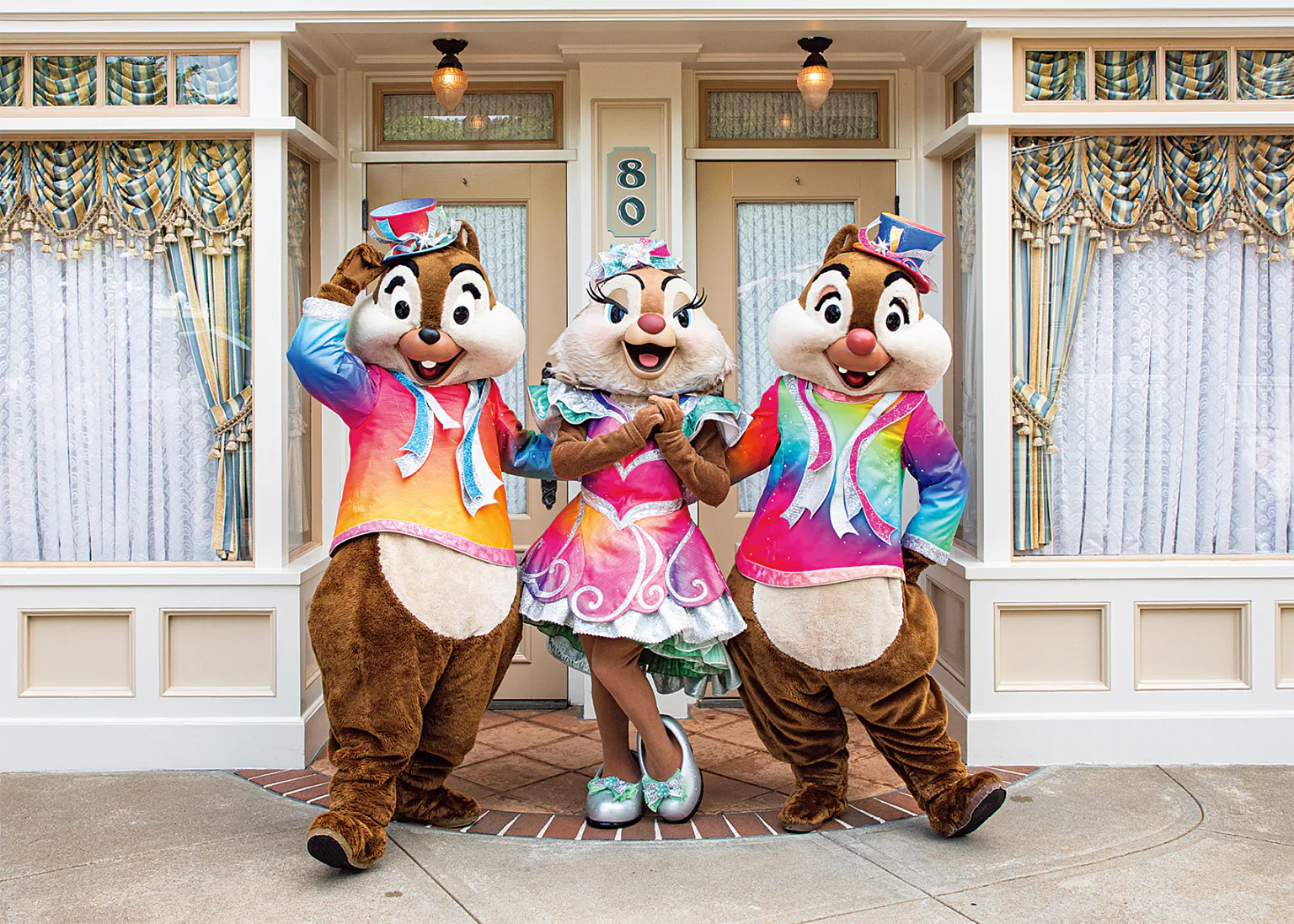 香港ディズニーランドのグリーティングの画像