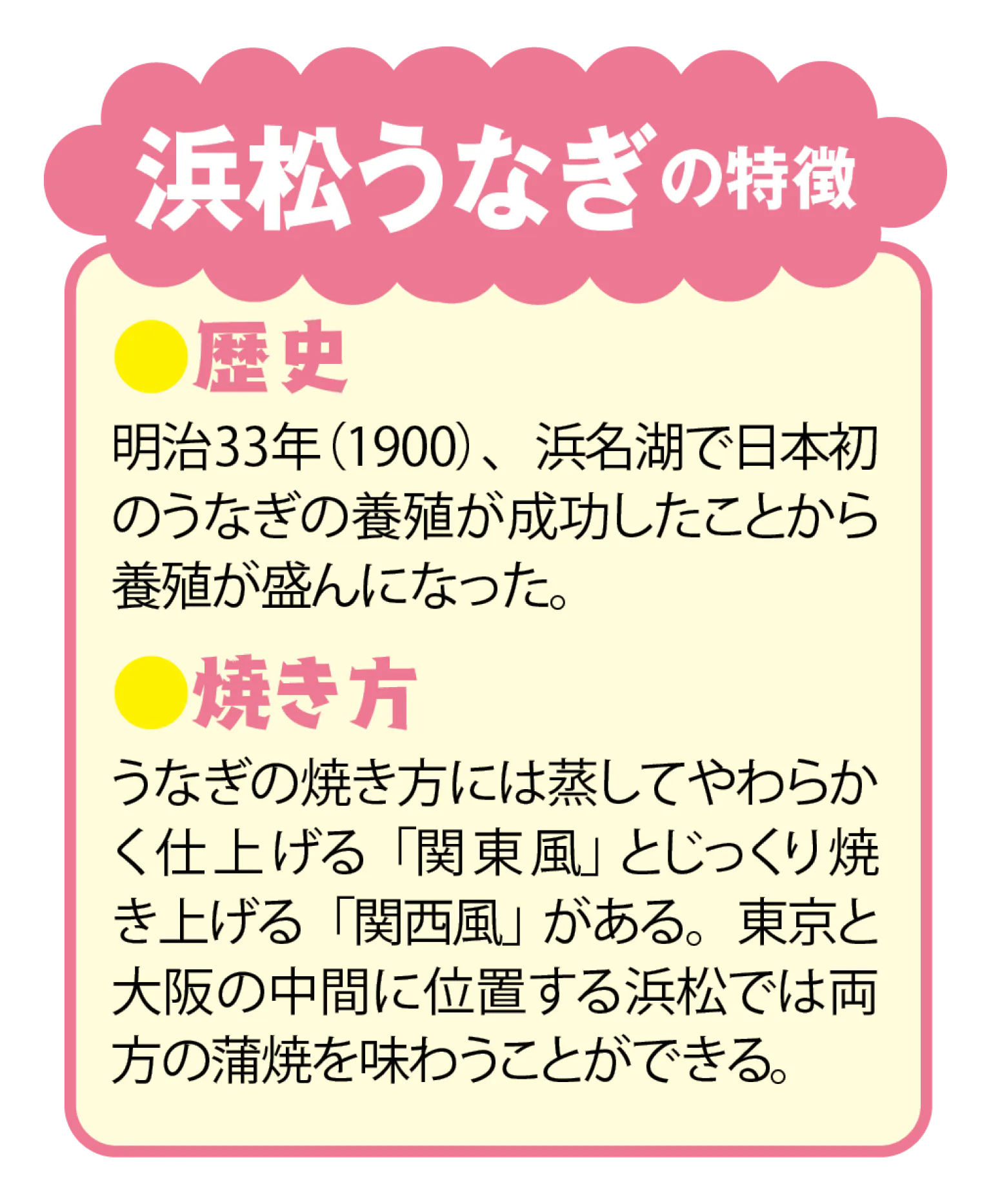 浜松うなぎの特徴