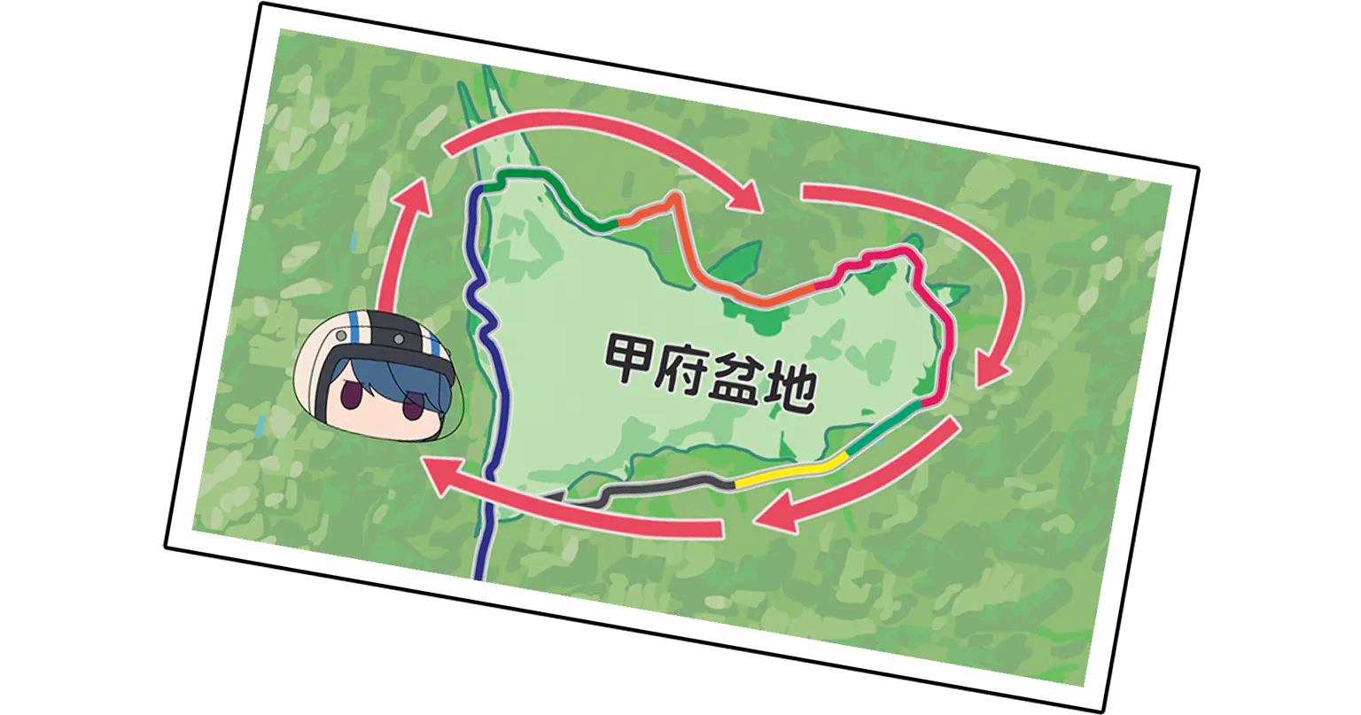 甲府盆地の画像