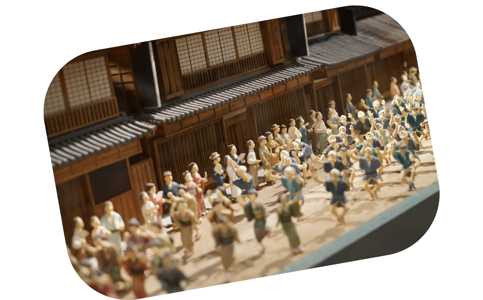 ミニチュアで再現の画像