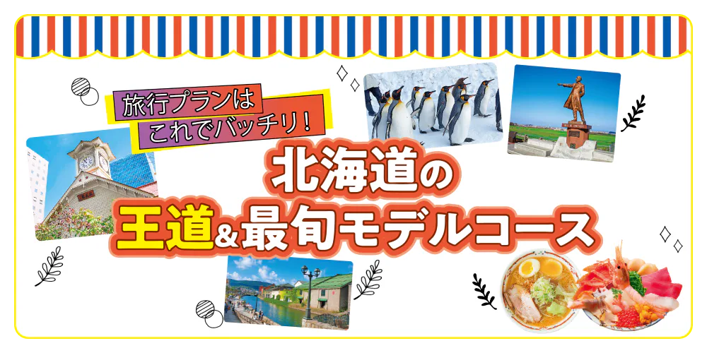 北海道１泊２日の王道＆最旬モデルコース