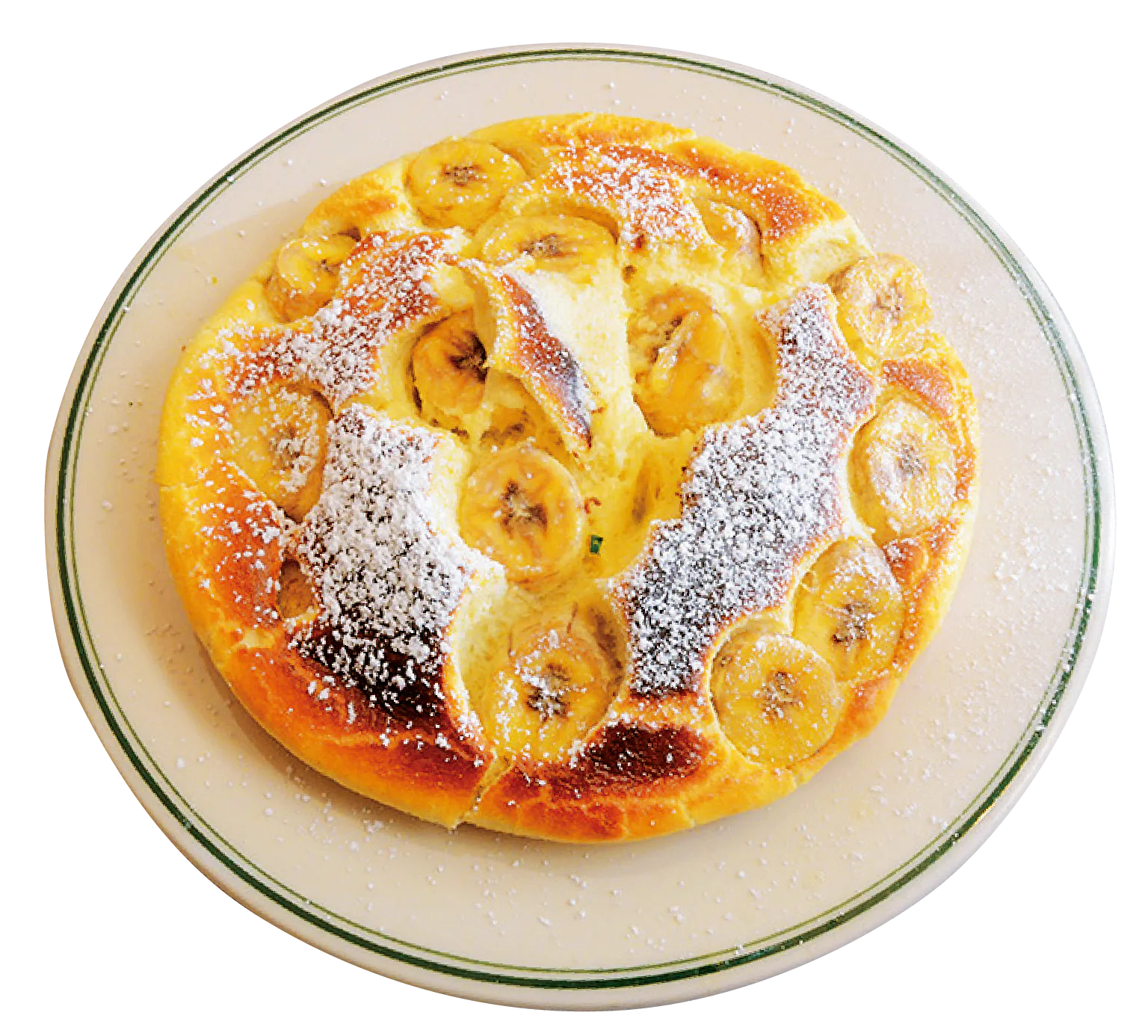 ふわふわでほんわり甘いバナナラムスフレパンケーキ$24.95