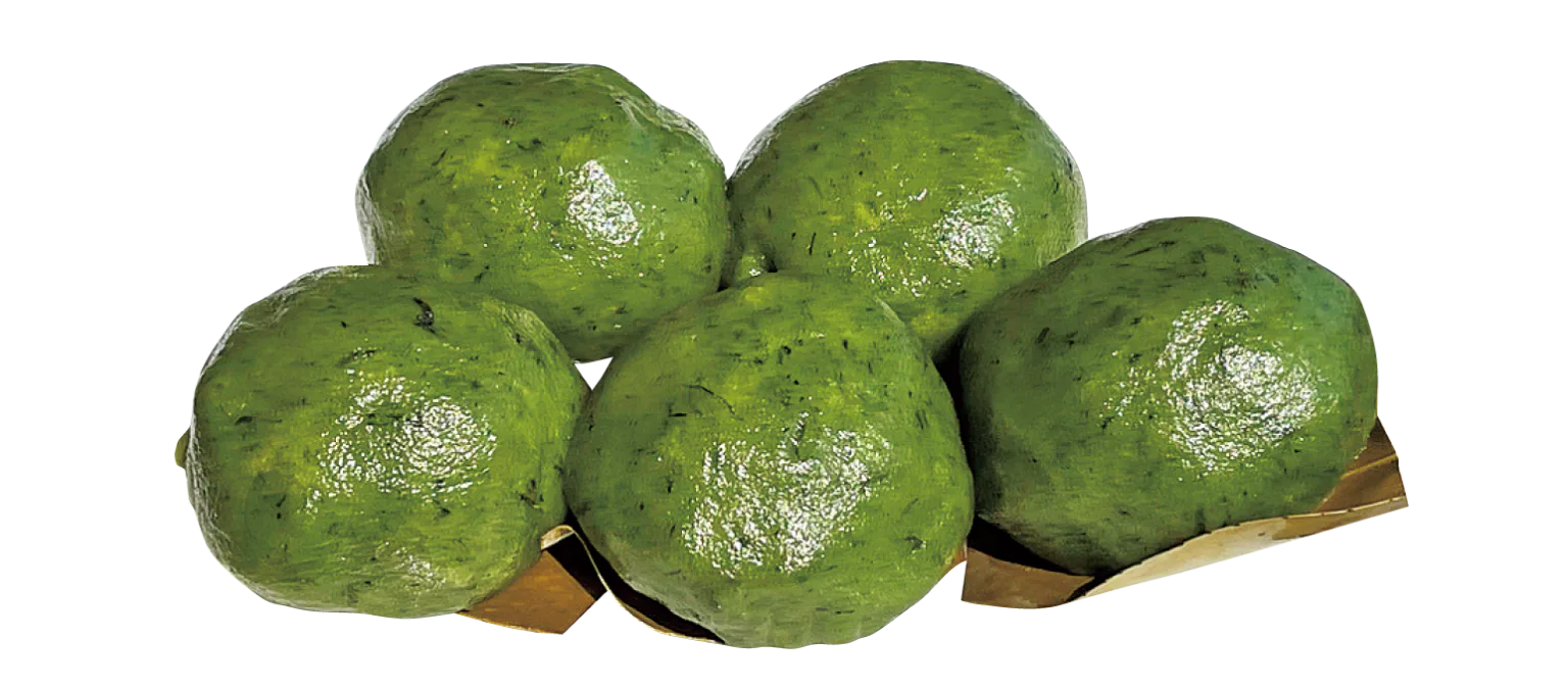 日之影町産よもぎを使った田舎だんご5個入りの紹介画像