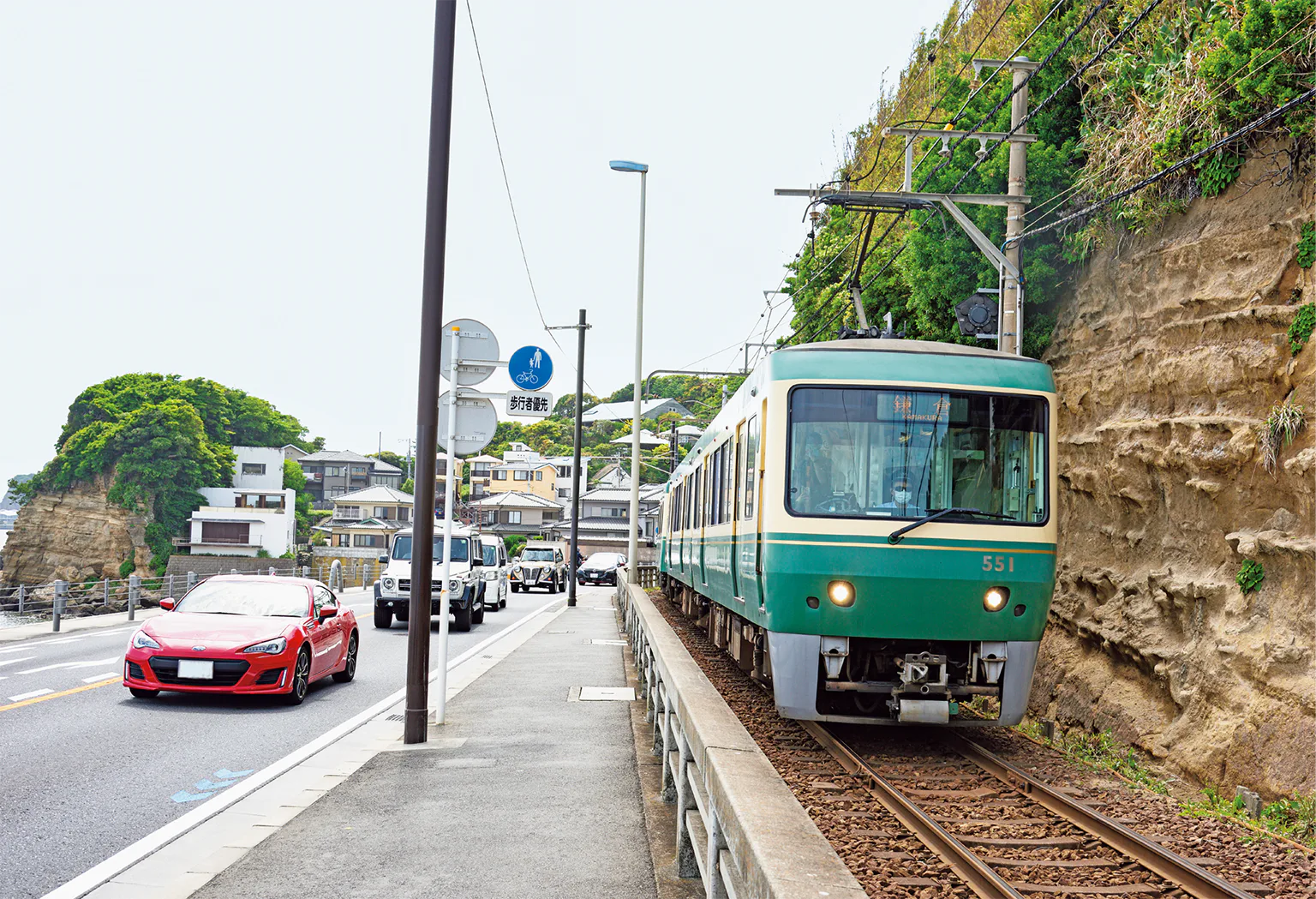 江ノ電の車両の画像