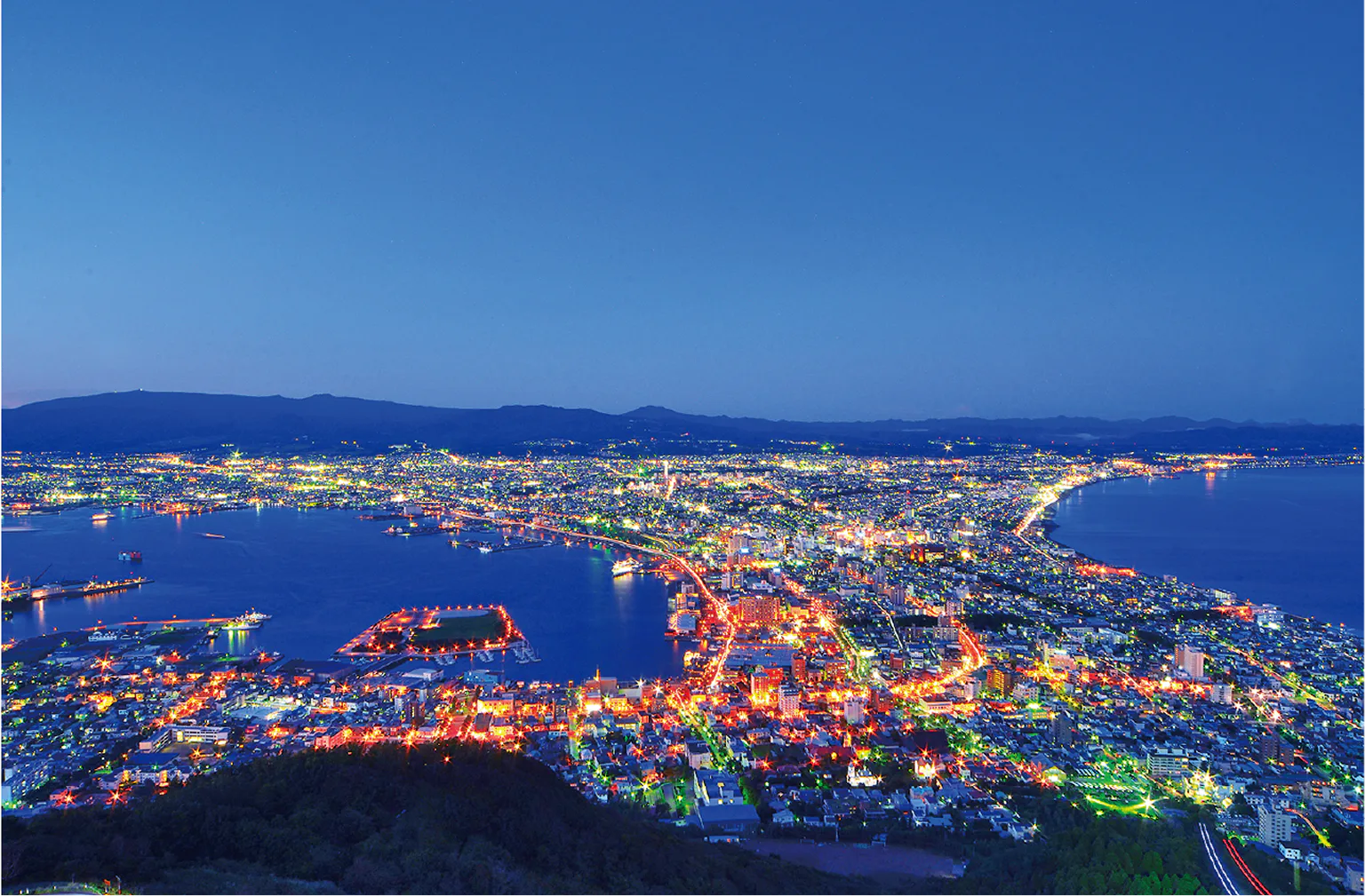 函館山の夜景の画像