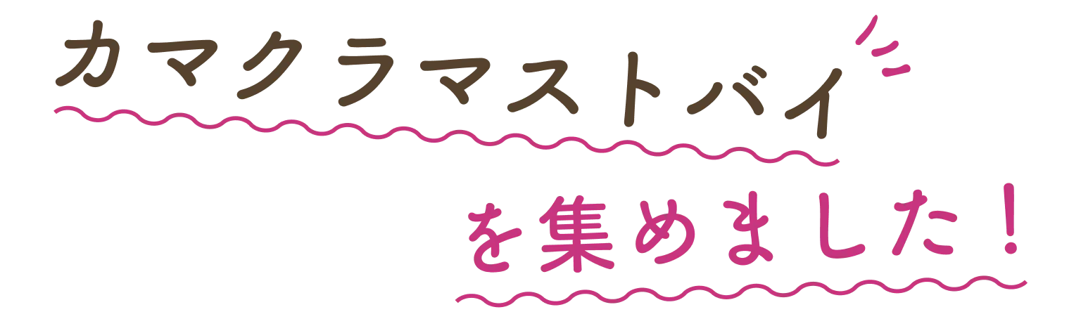 カマクラマストバイを集めました！