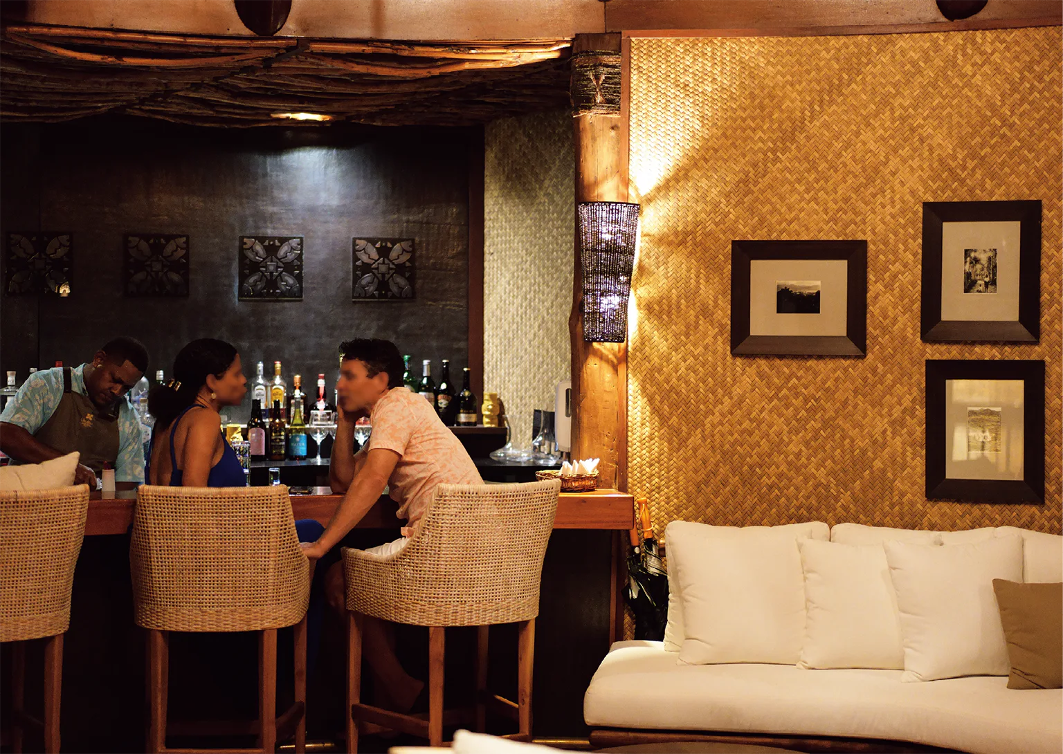 雰囲気のいいバーの画像