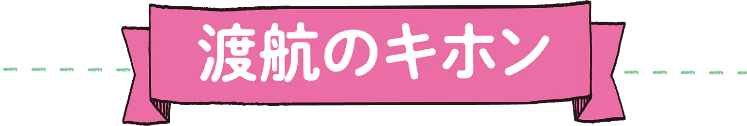 渡航のキホンの見出し