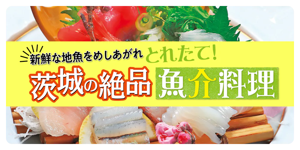 新鮮な地魚をめしあがれ　とれたて！茨城の絶品魚介料理