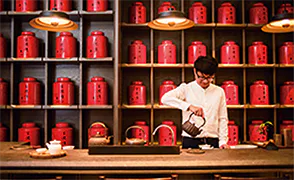 王徳傳茶荘の店内画像