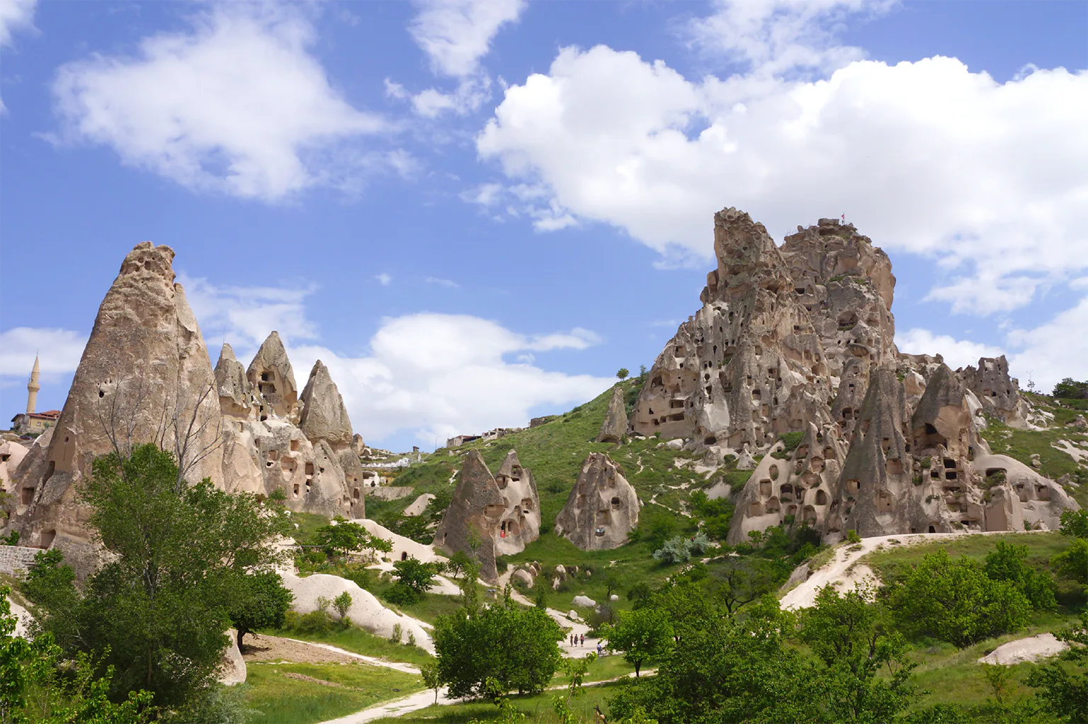 ウチヒサールの城塞の画像