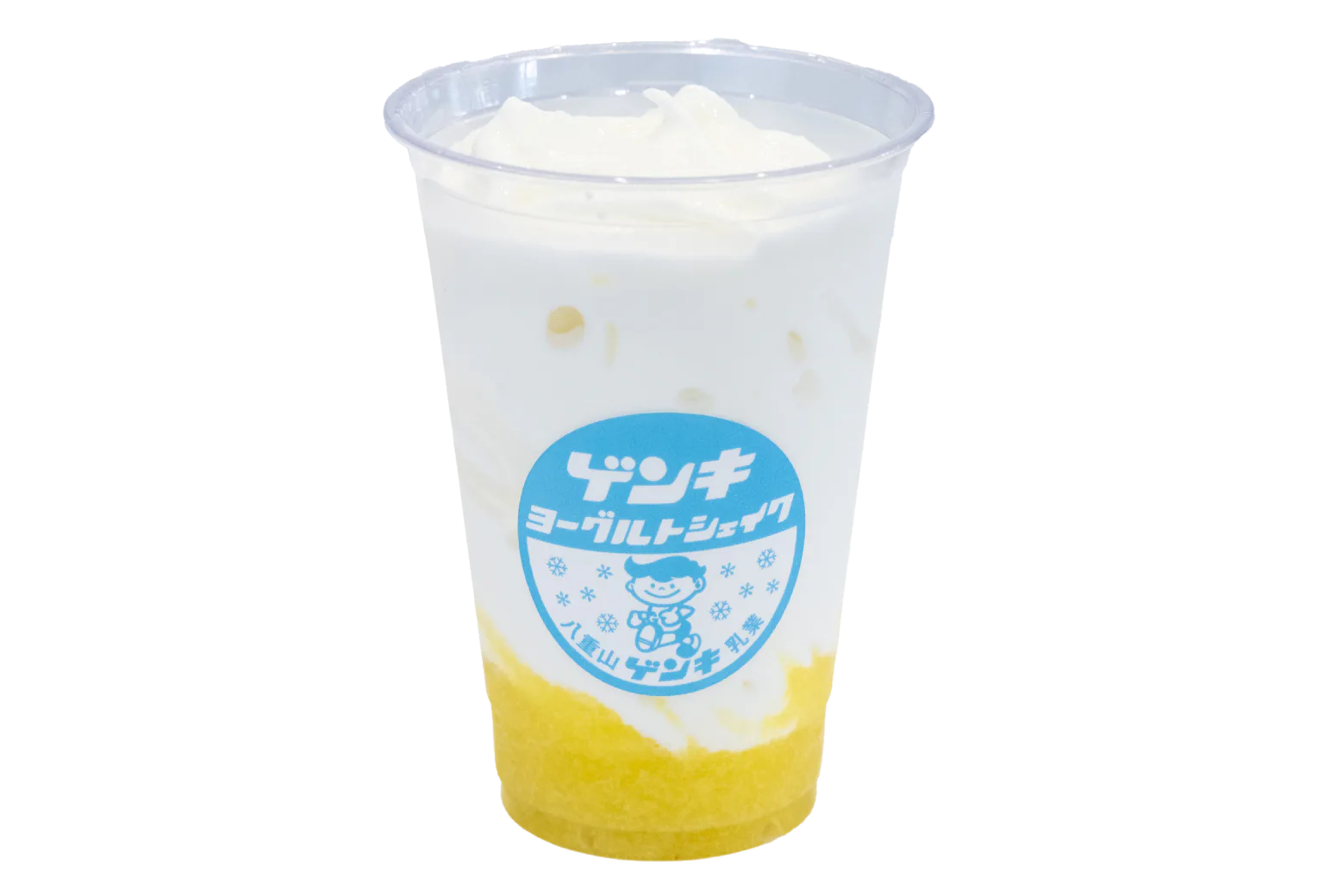 石垣島の牛乳屋さんのお店 ゲンキみるくのゲンキヨーグルトシエイク（プレーン）の画像