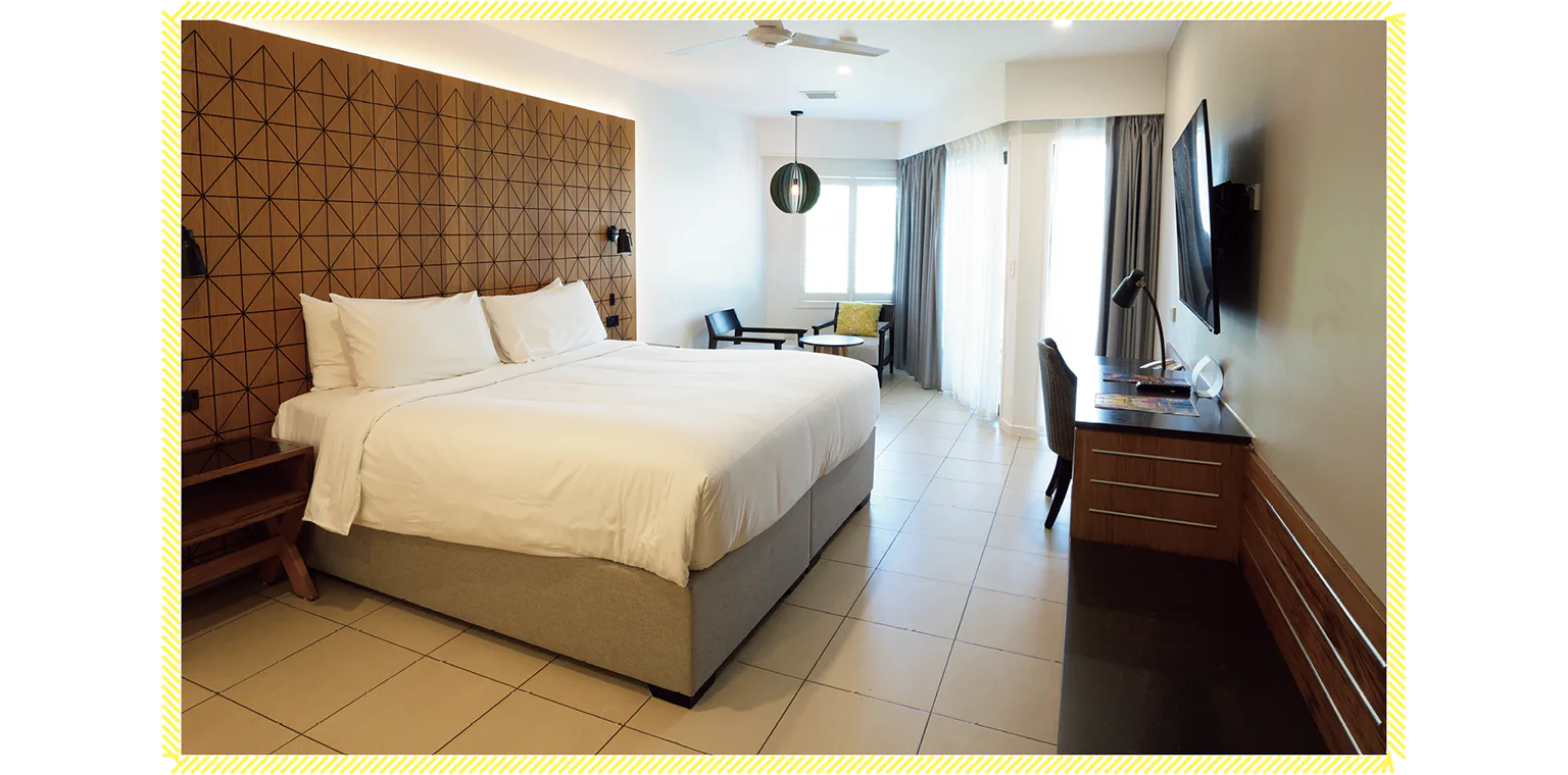 キングかツインベッドから選べるの画像