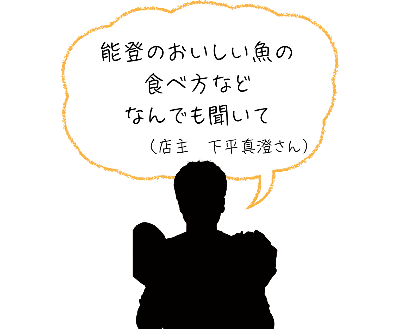 能登のおいしい魚の食べ方などなんでも聞いて（店主　下平真澄さん）