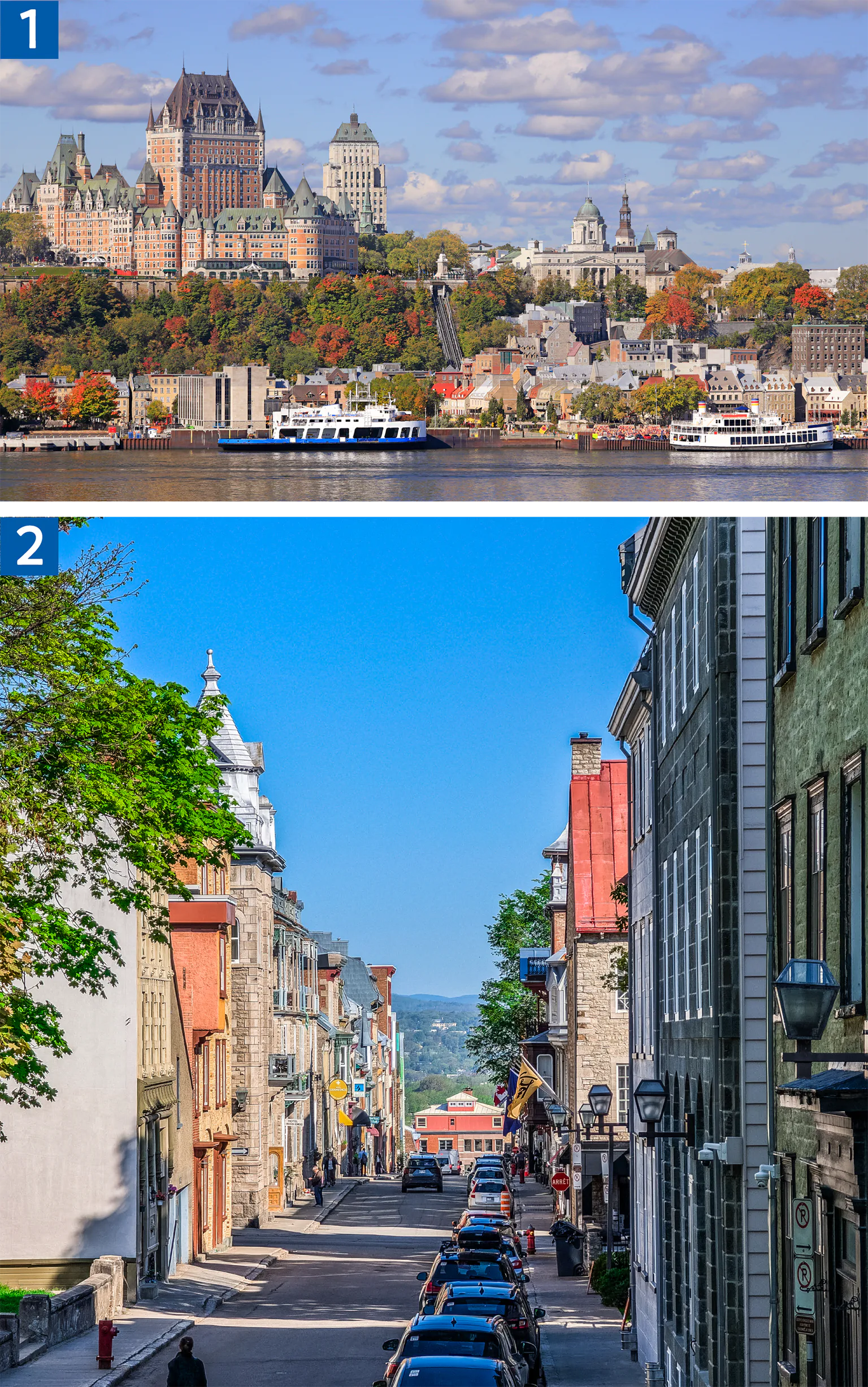 フェアモント・ル・シャトー・フロントナックとケベック・シティの画像