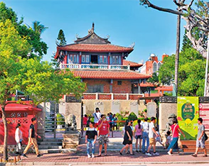 赤崁樓の外観の画像