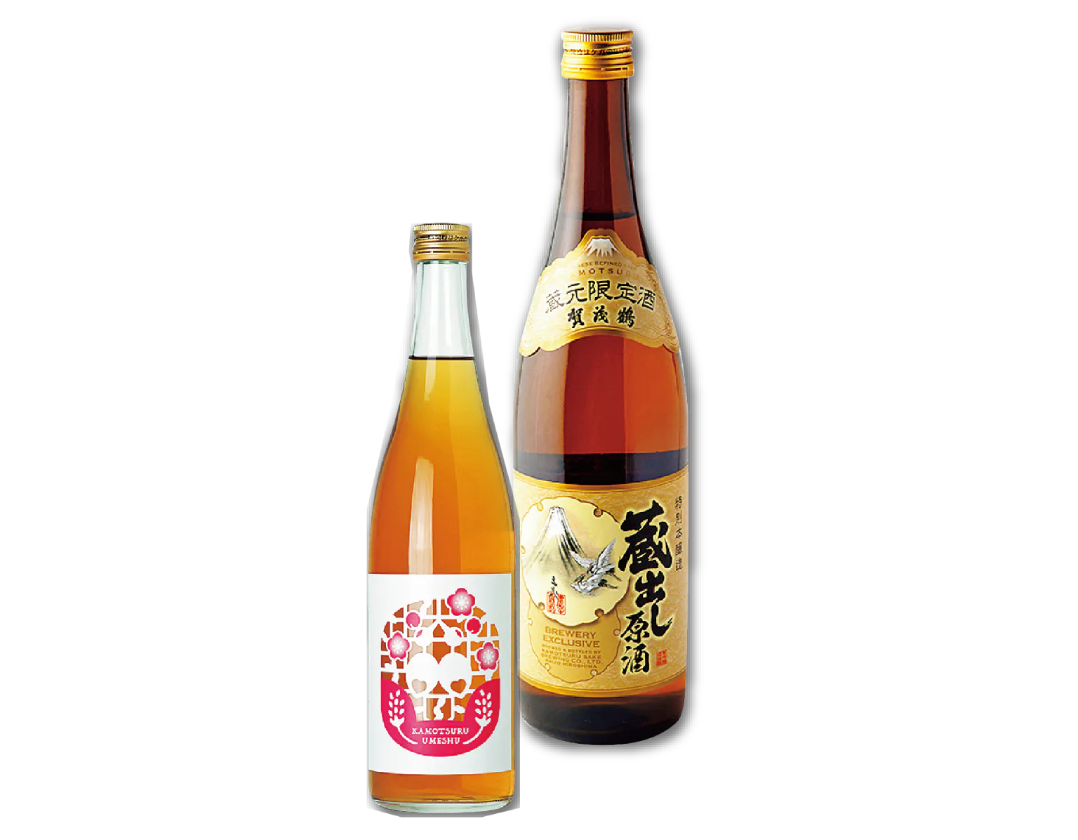 賀茂鶴酒造の蔵出し原酒、梅酒の画像
