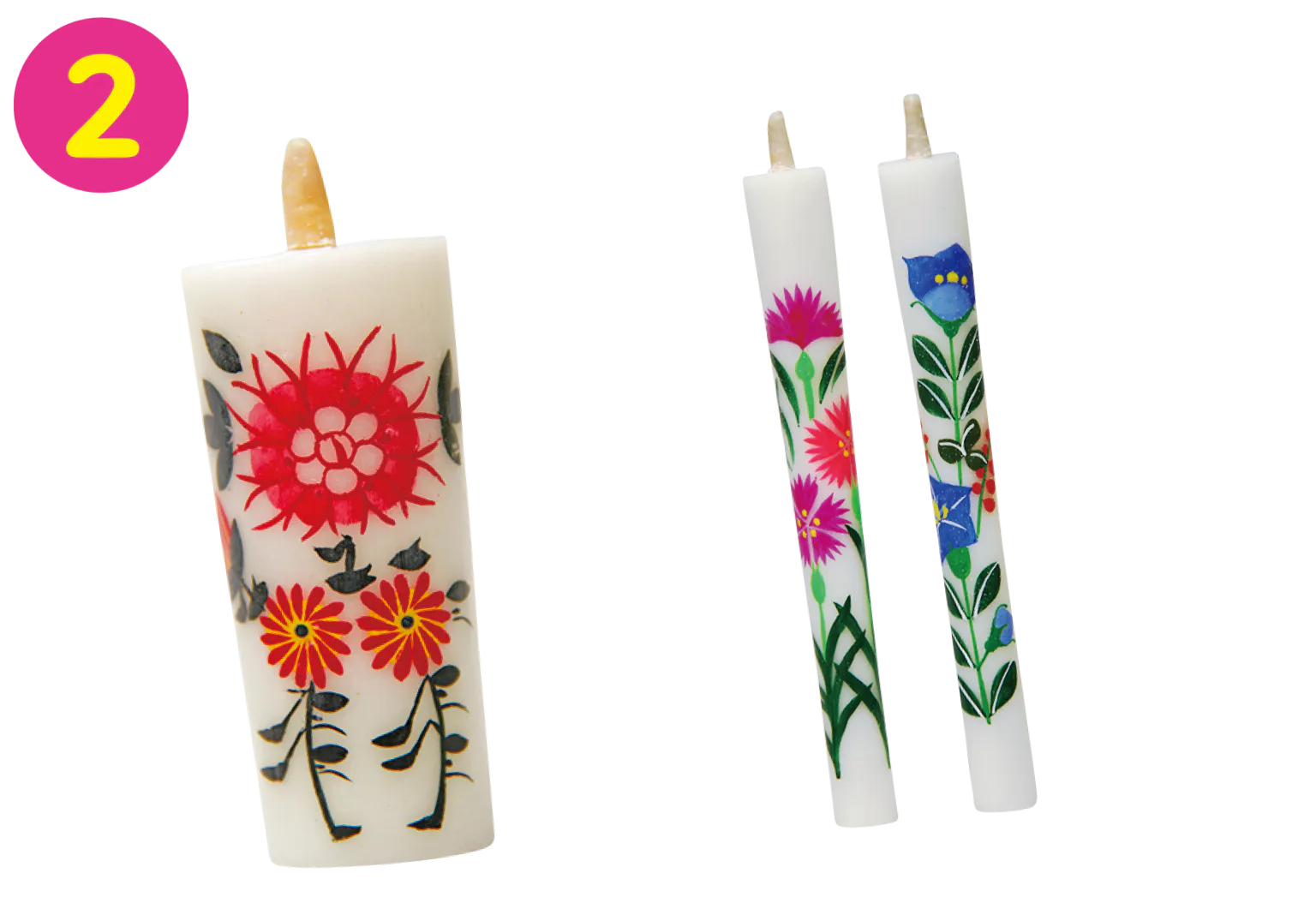 ほしばん絵ろうそく店で絵付け体験に挑戦!の画像