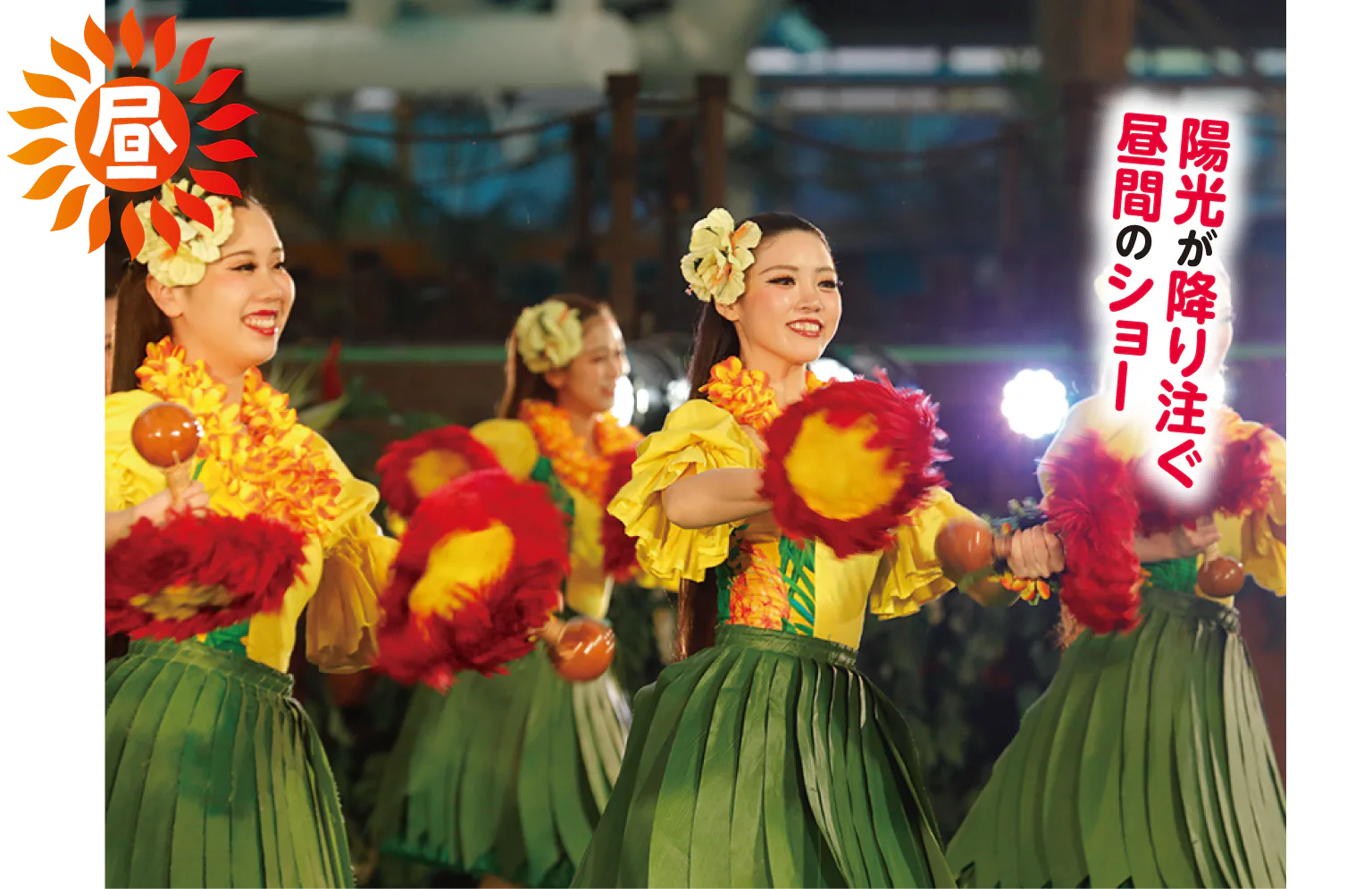 ポリネシアン・サンライトカーニバル　昼のショーの画像
