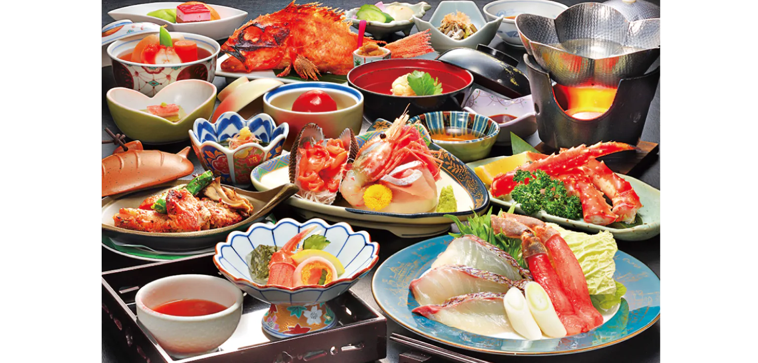 四季折々の山の幸が中心の料理の画像