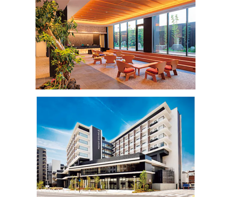 ホテル グラン・ココエ倉敷ロビー、外観画像