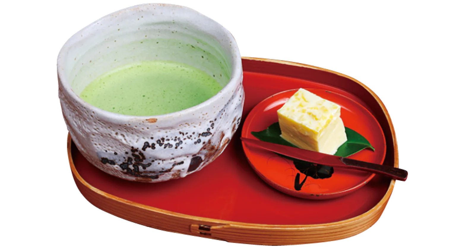 ハイカラ館の菓子付き抹茶の画像