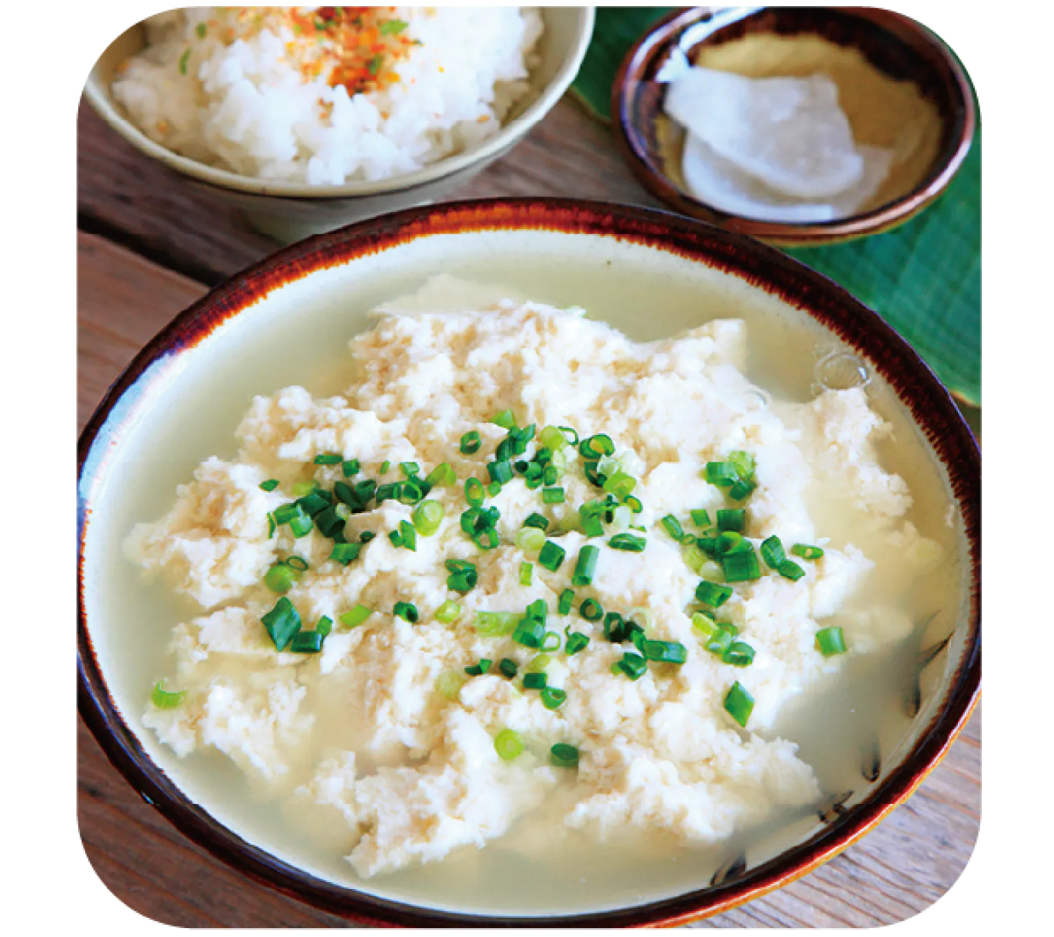 とうふの比嘉でゆし豆腐の朝ごはん