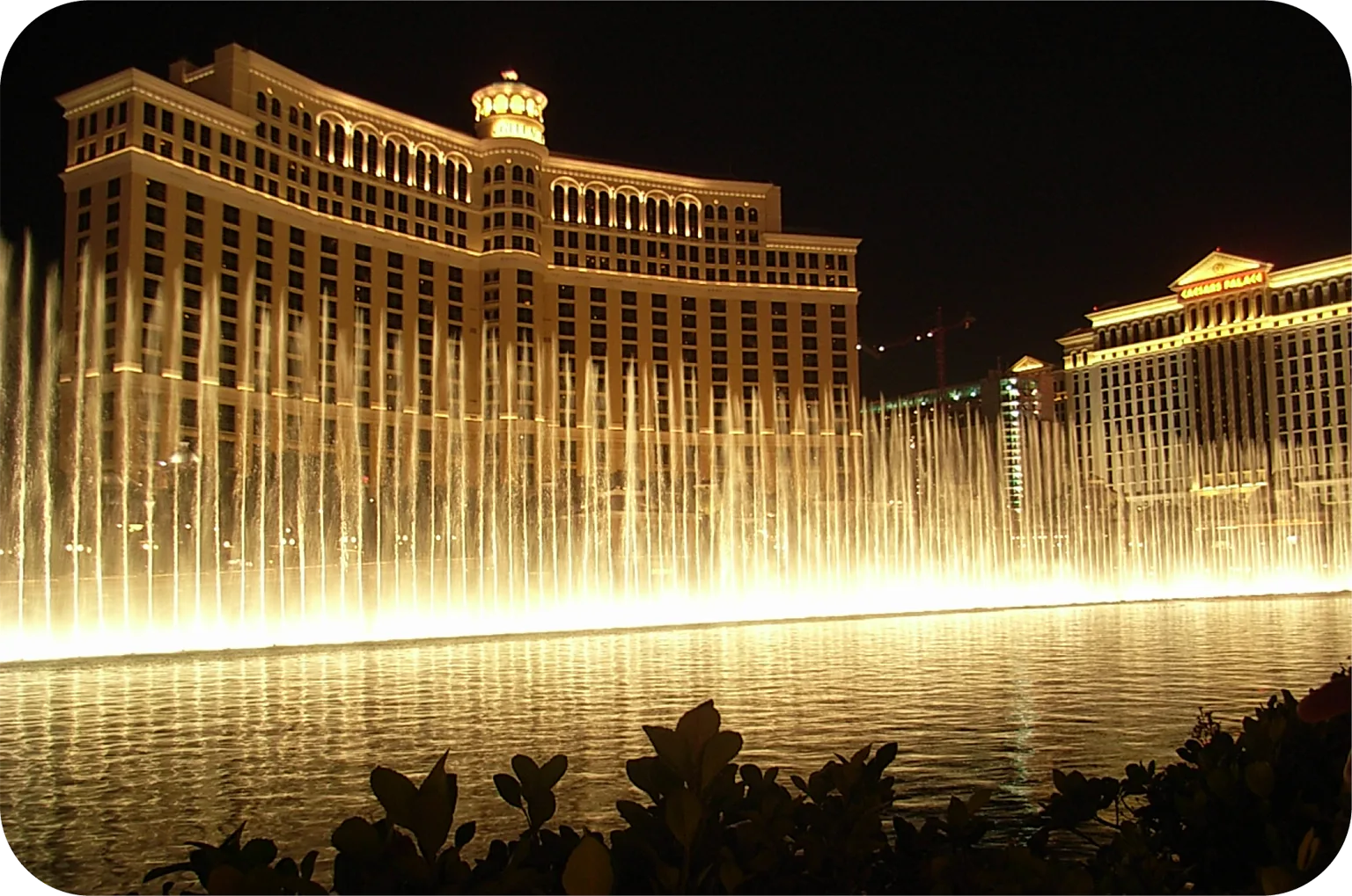 ベラッジオ の 噴水ショーの画像