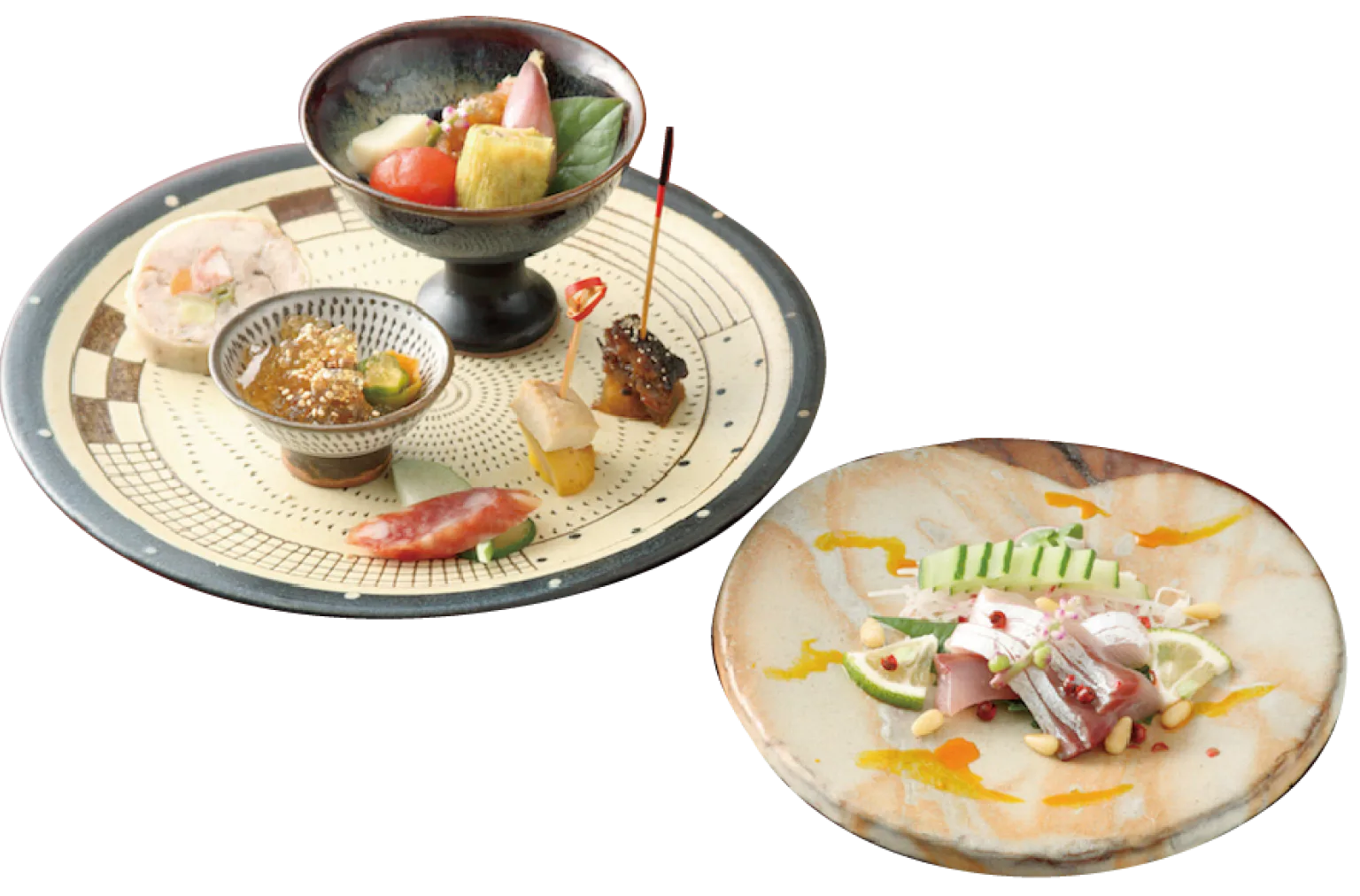 低温スチーム薬膳レストラン 蒸士茶楼の3000円のランチコースの画像