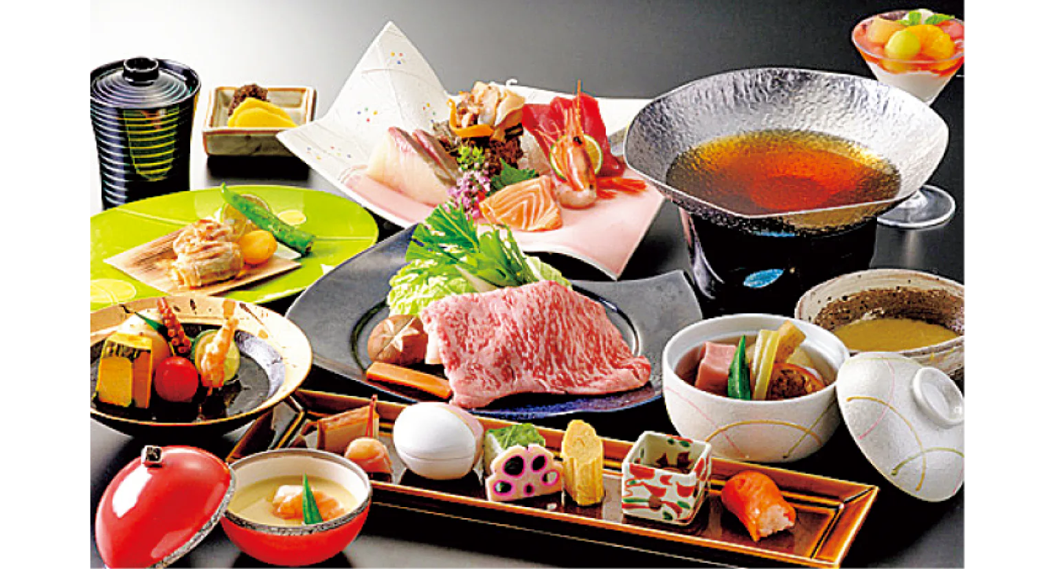 三朝館の会席の画像