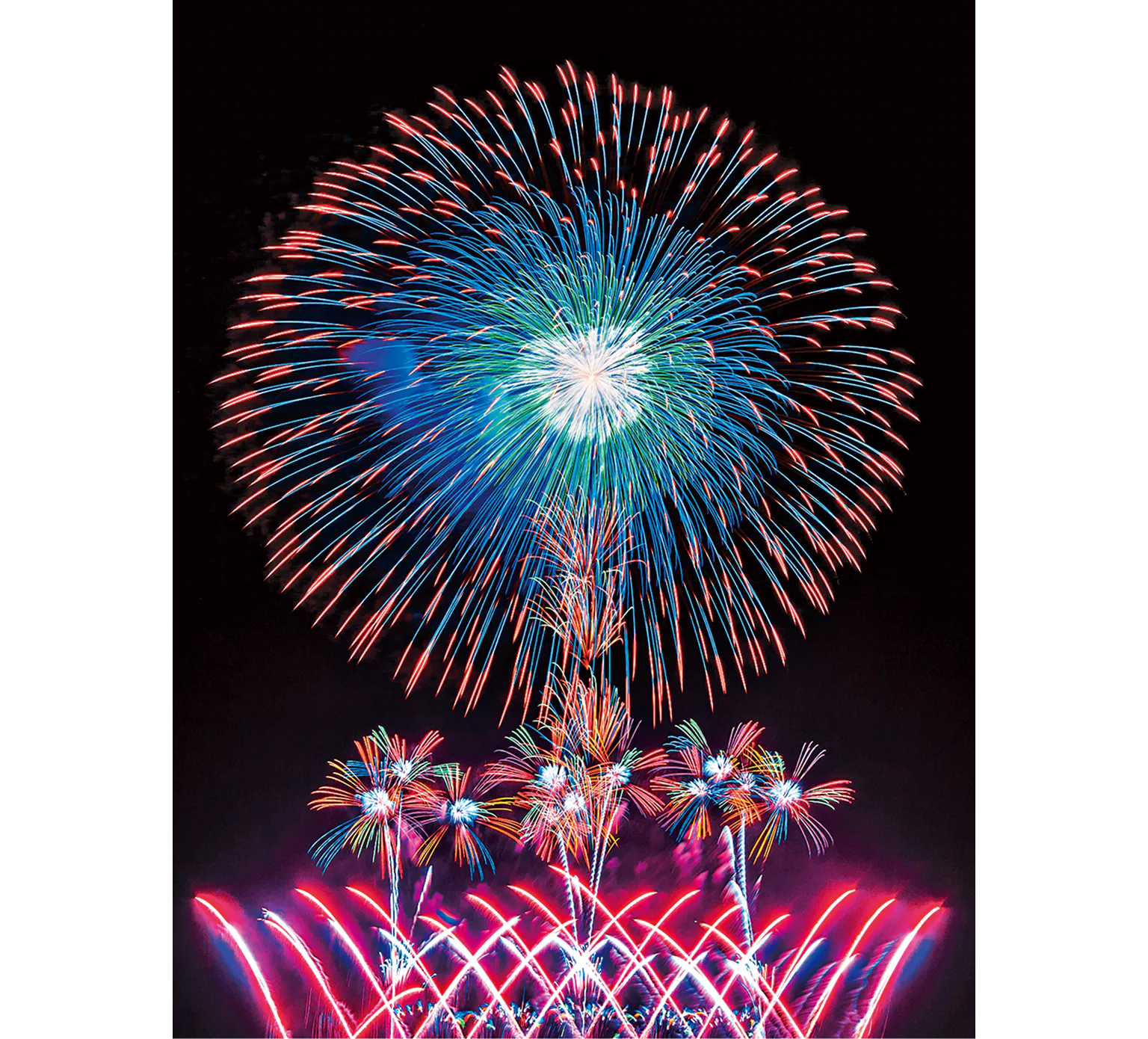 大曲の花火の画像