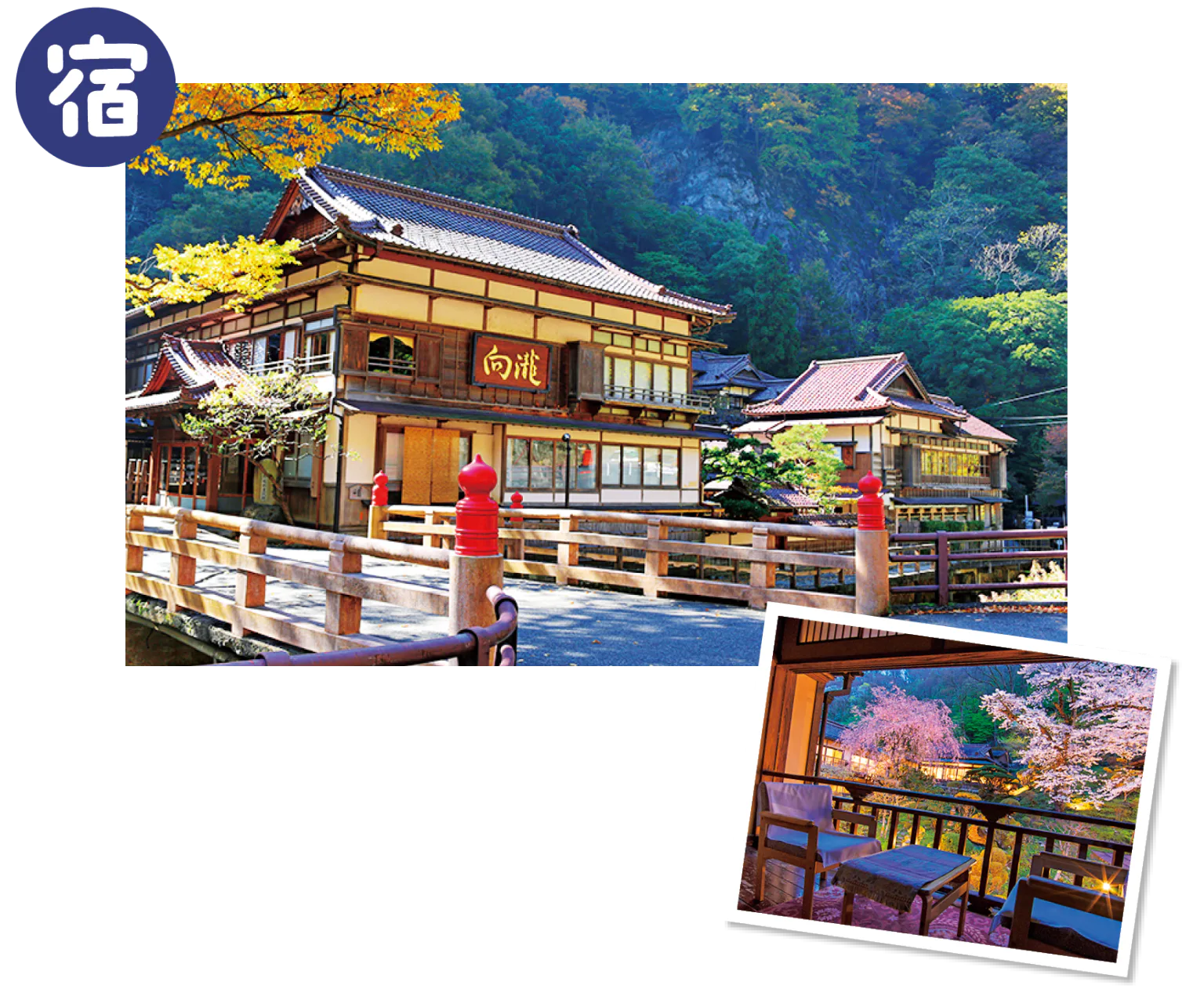 東山温泉（ひがしやまおんせん）に宿泊の画像