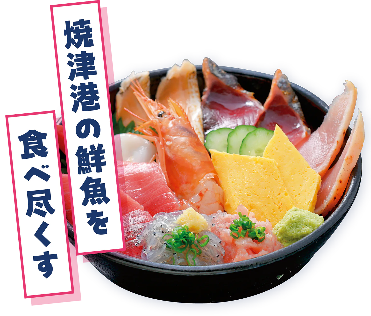 上海鮮丼の画像／焼津港の鮮魚を食べ尽くす