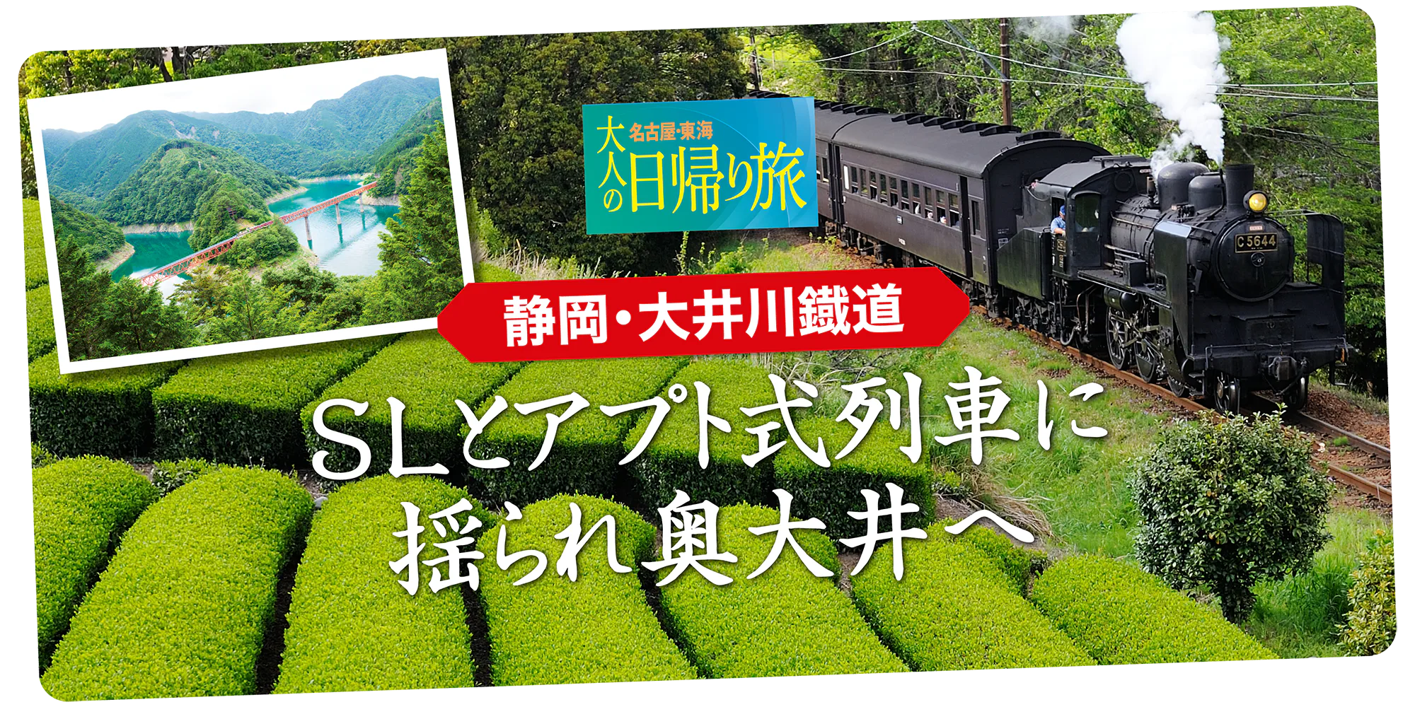 静岡・大井川鐡道で奥大井へ：寸又峡温泉や夢のつり橋から、新感覚のフードパーク「KADODE OOIGAWA」まで必訪スポットをご紹介