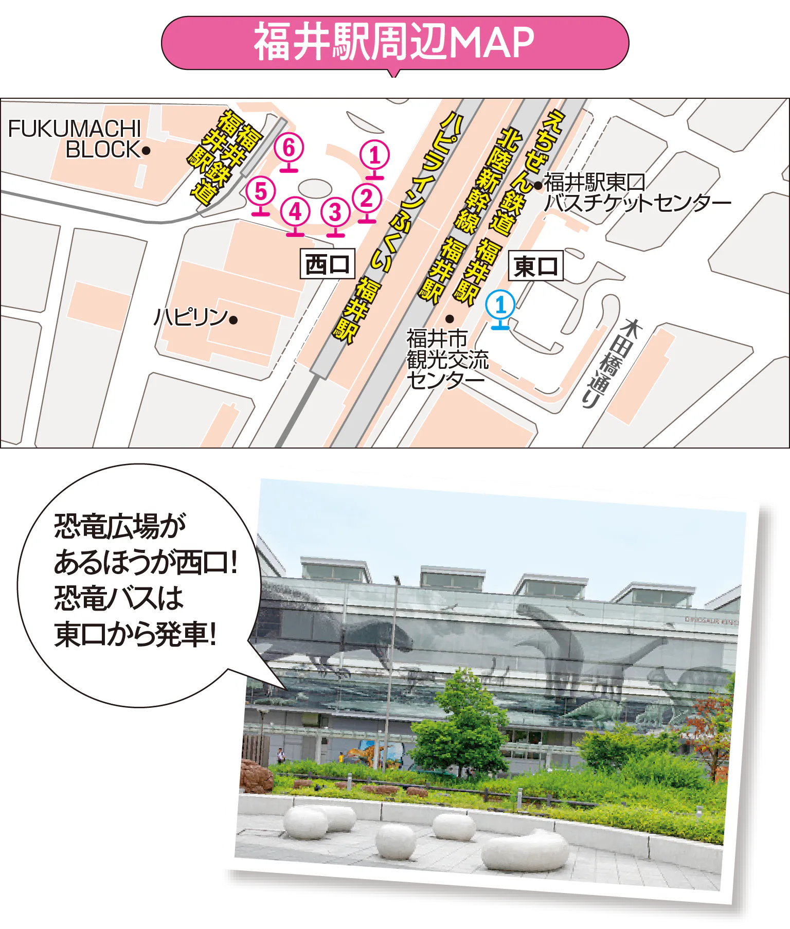 福井駅周辺MAP