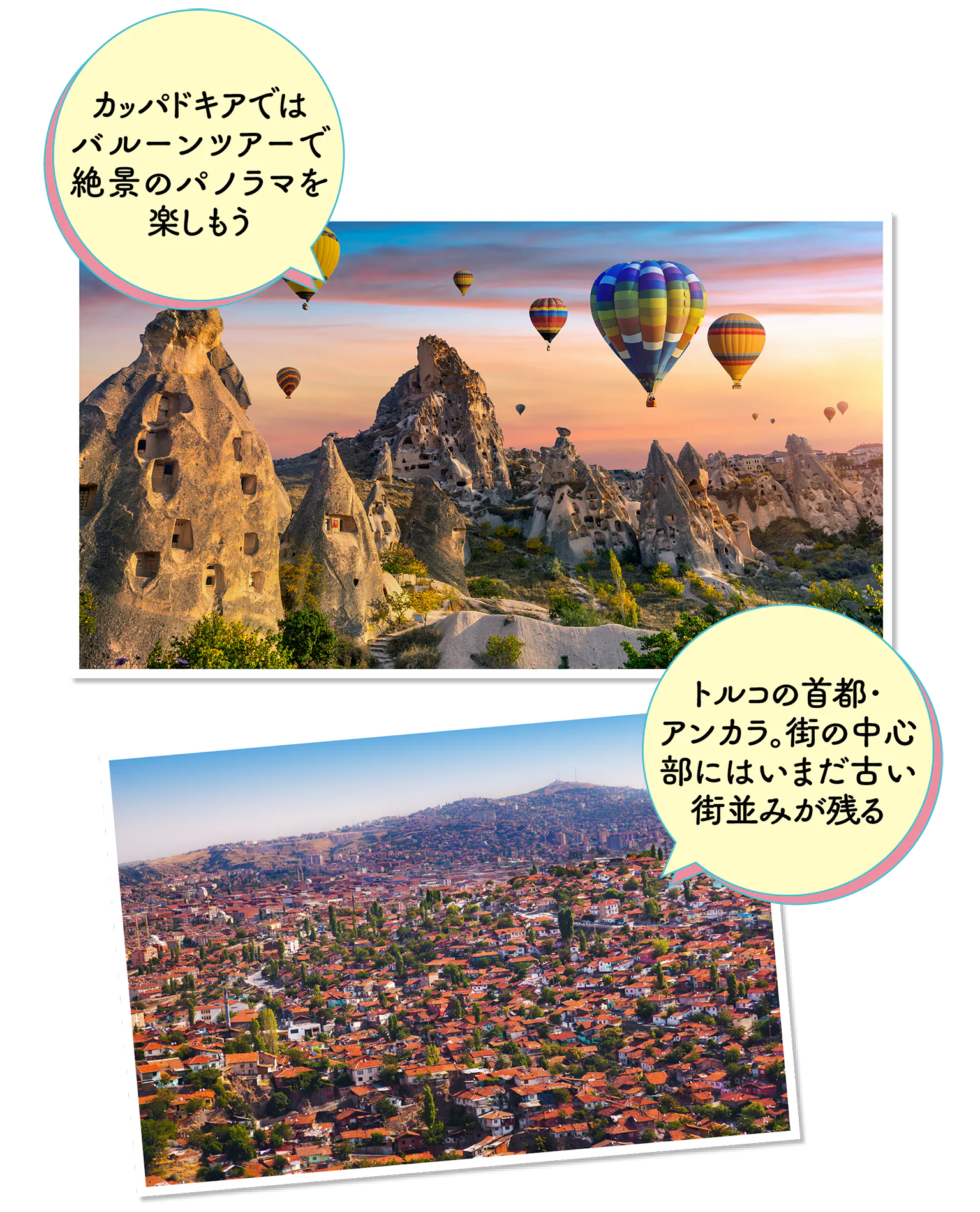 カッパドキアとアンカラの画像