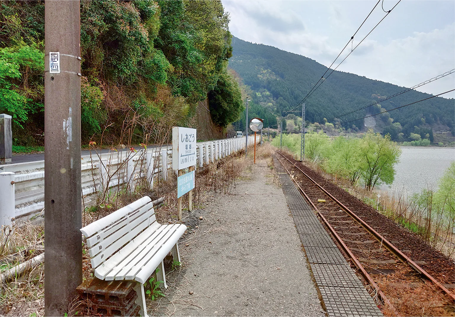 大井川を目の前に望むの画像