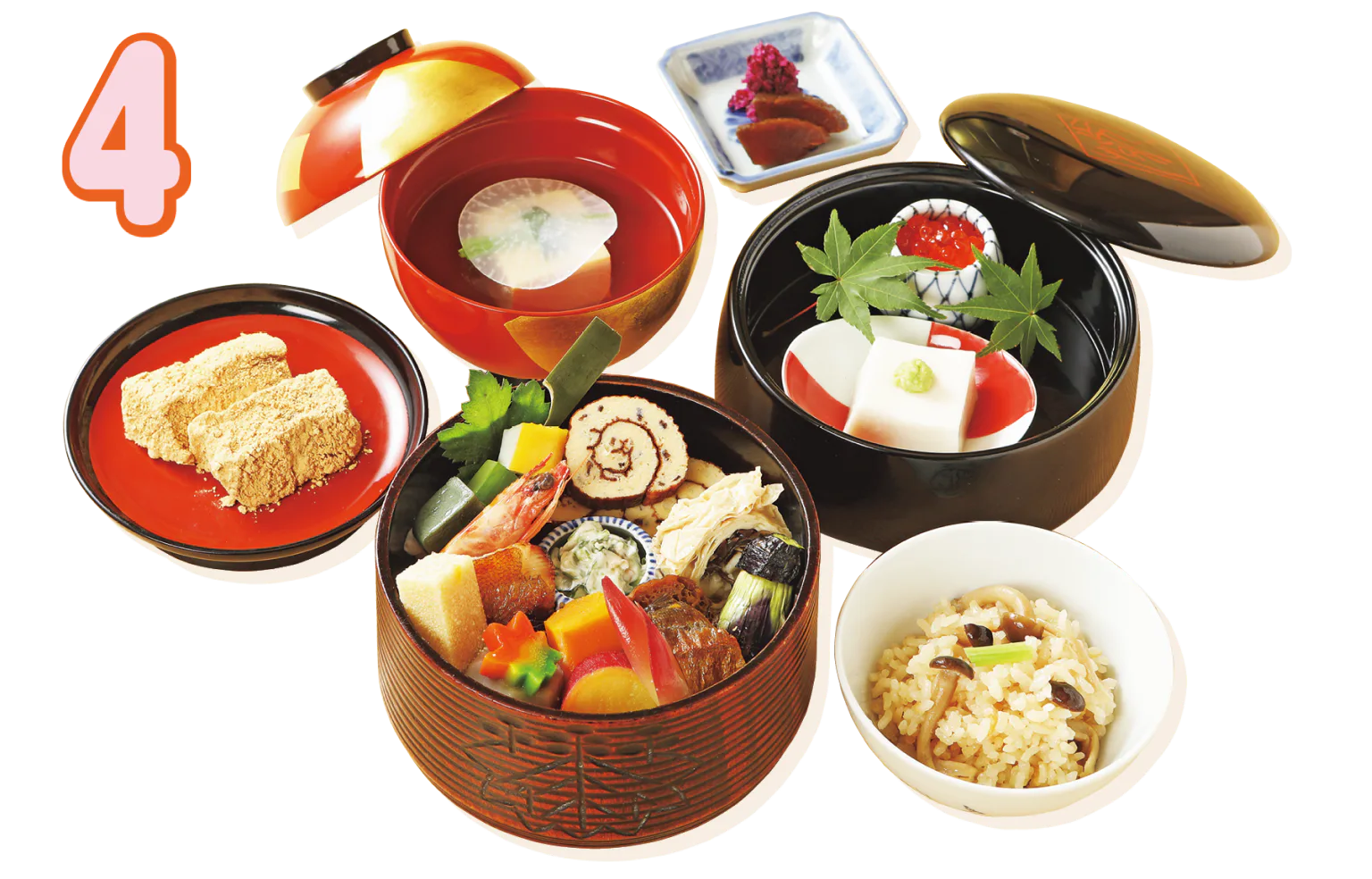 四条御旅町田ごとの光悦水指弁当の画像
